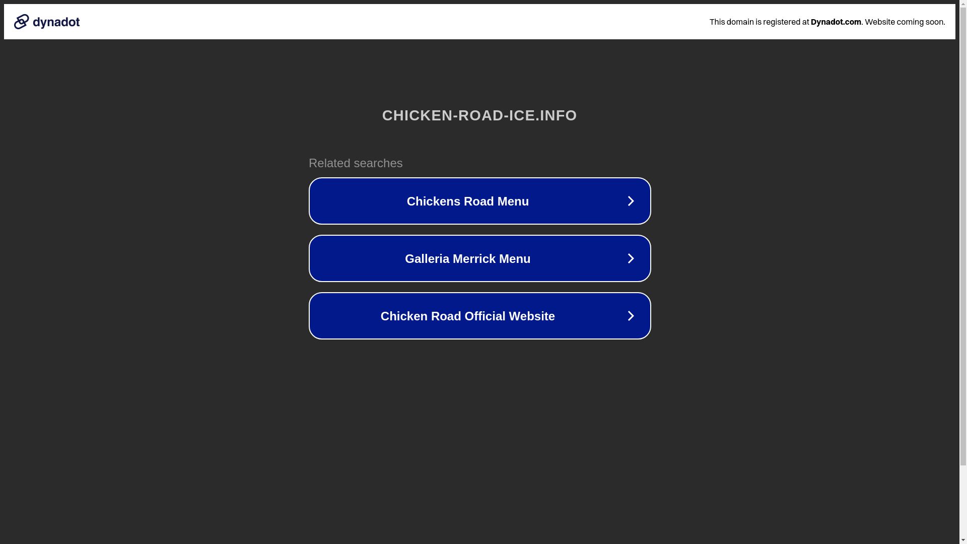 website screenshot of https://chicken-road-ice.info/