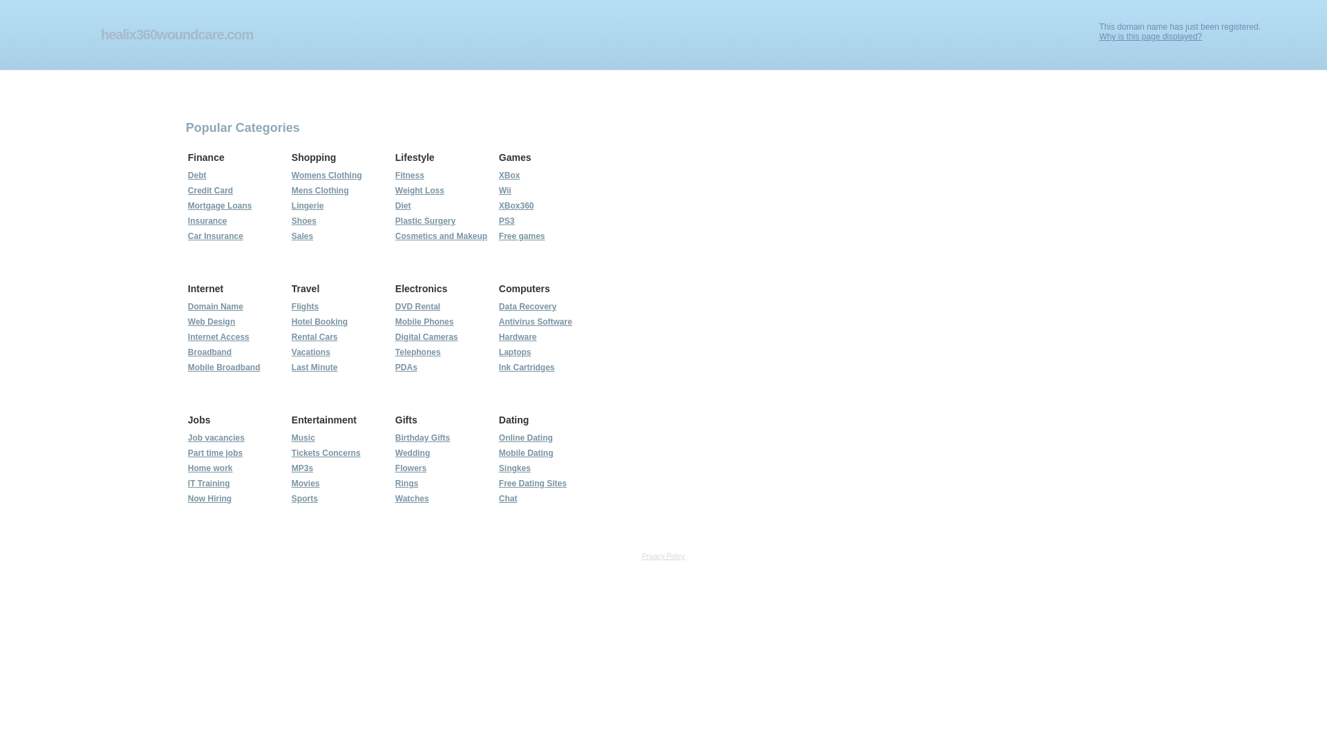 website screenshot of https://healix360woundcare.com/