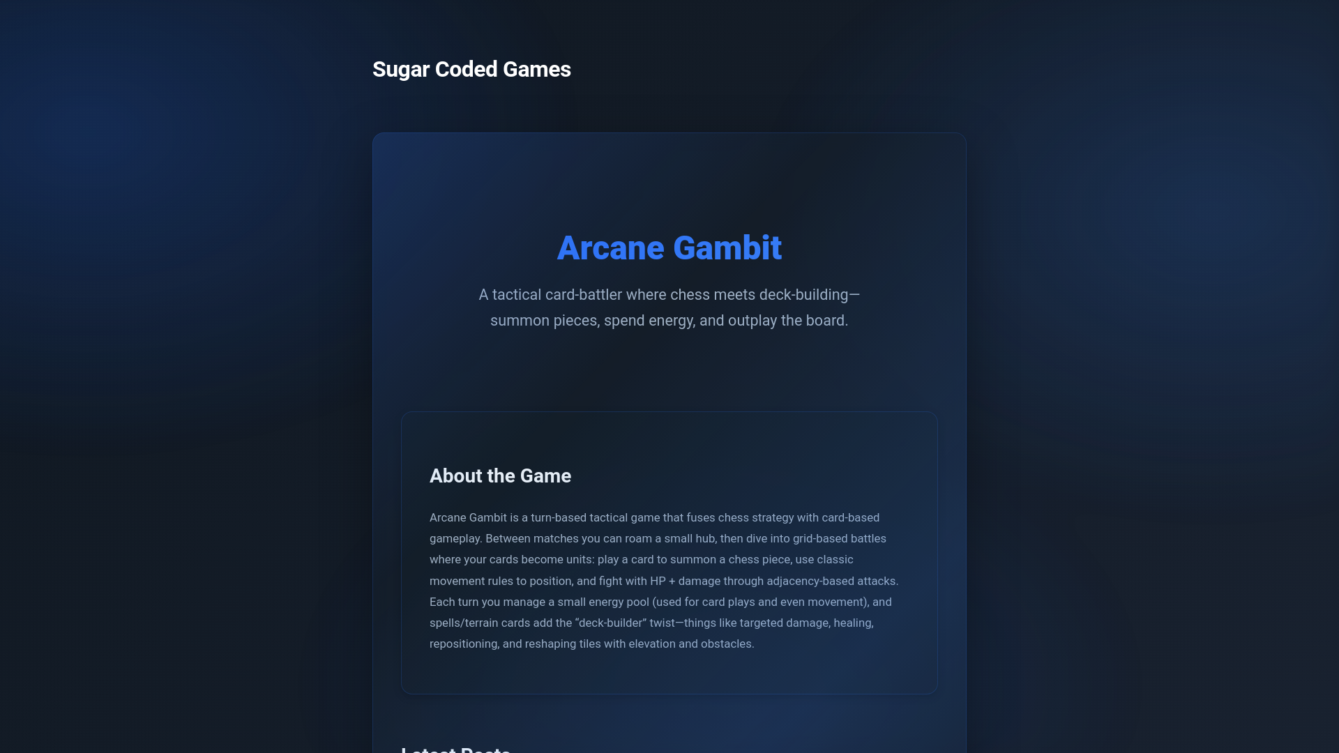 website screenshot of https://sugarcodedblog.pages.dev/