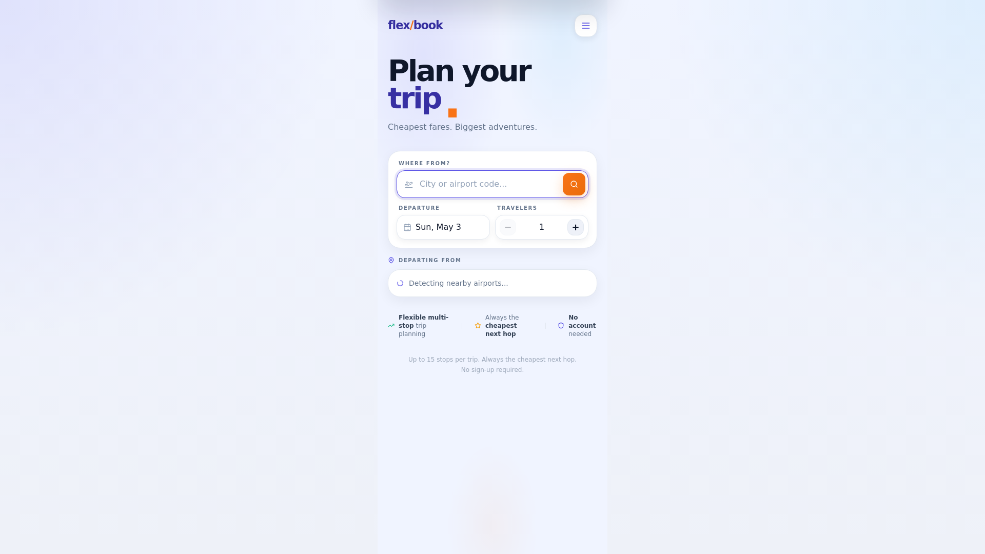 website screenshot of https://flexbook.space/