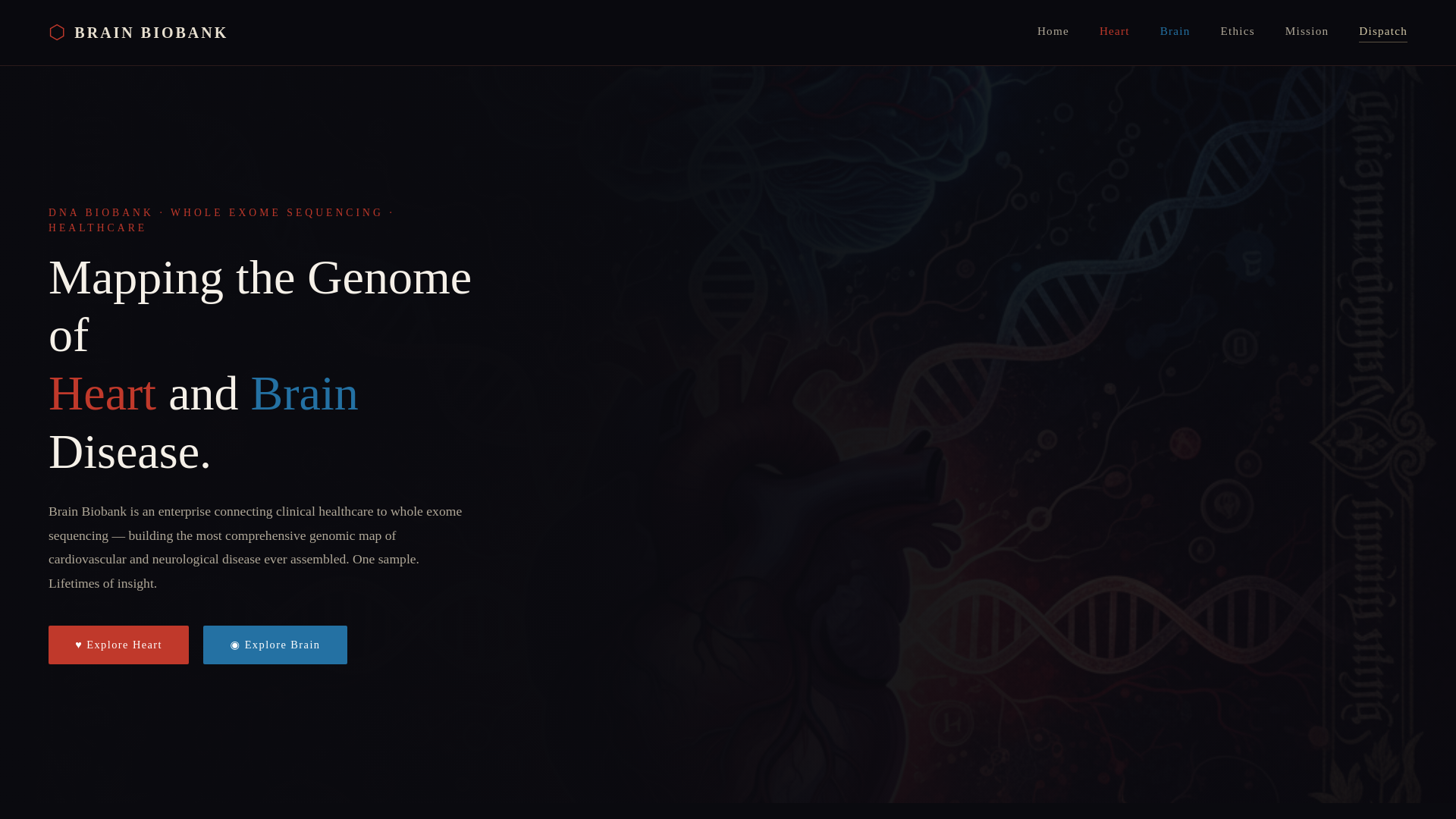website screenshot of https://brainbiobank.org/
