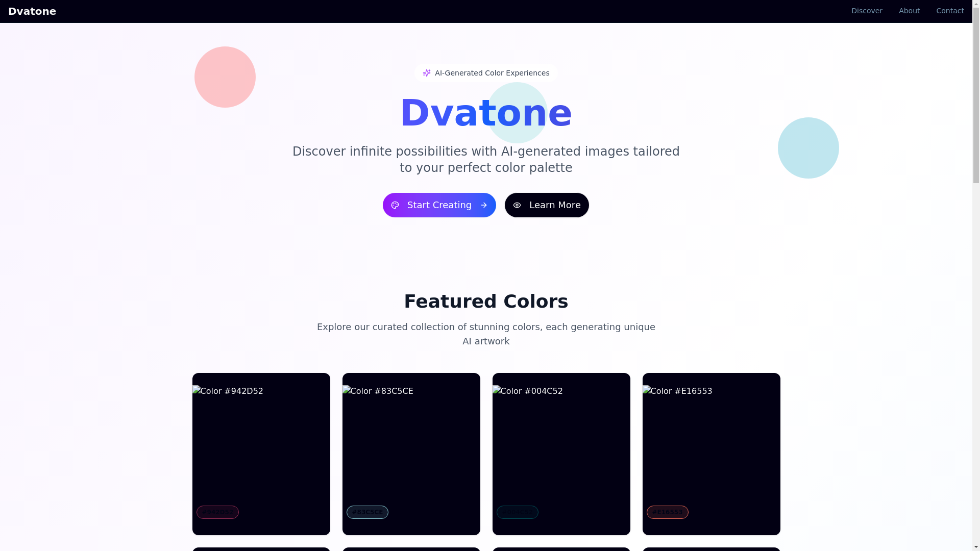 website screenshot of https://dvatone-com.pages.dev/