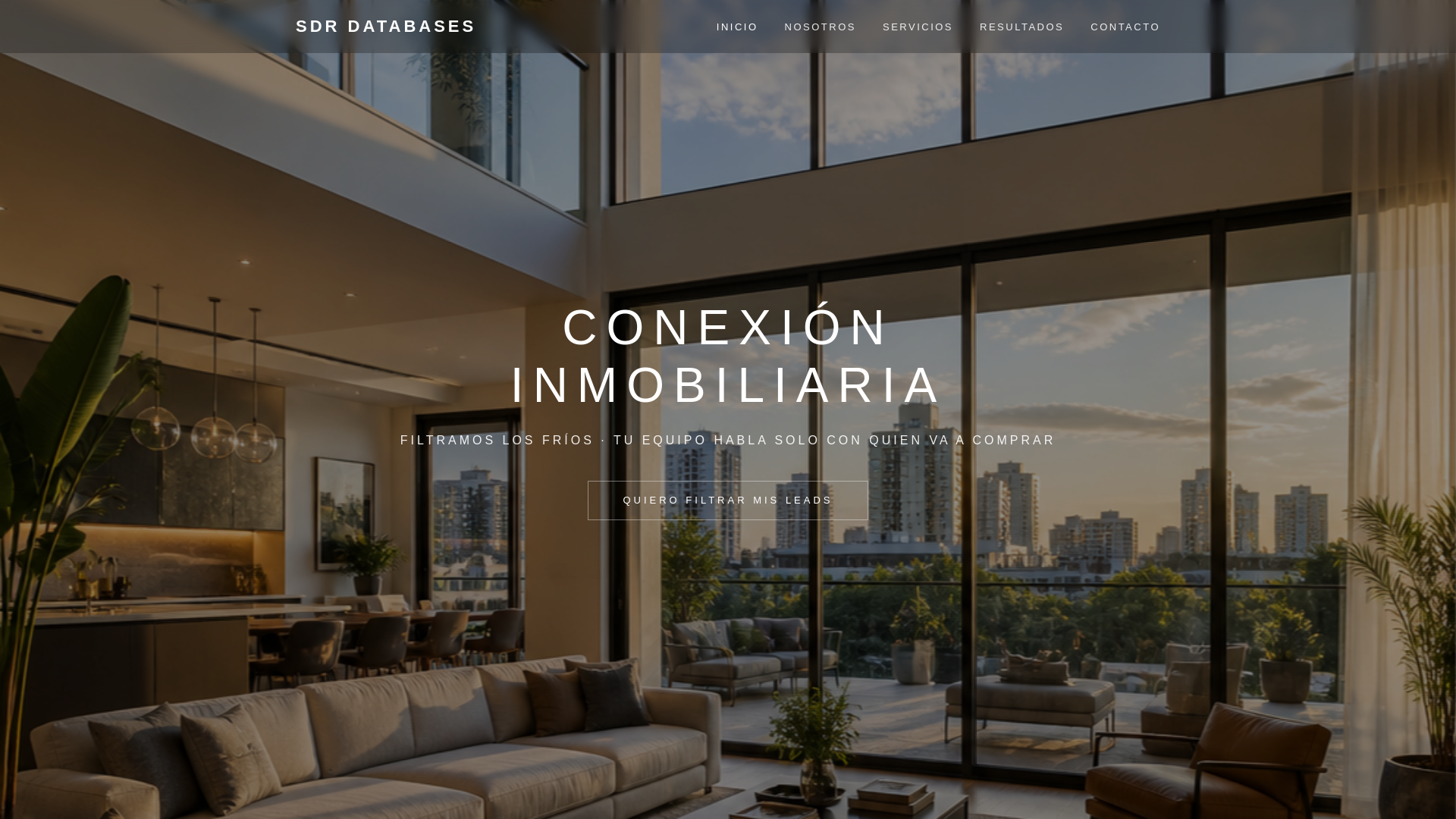 website screenshot of https://sdrconexioninmobiliaria.pages.dev/