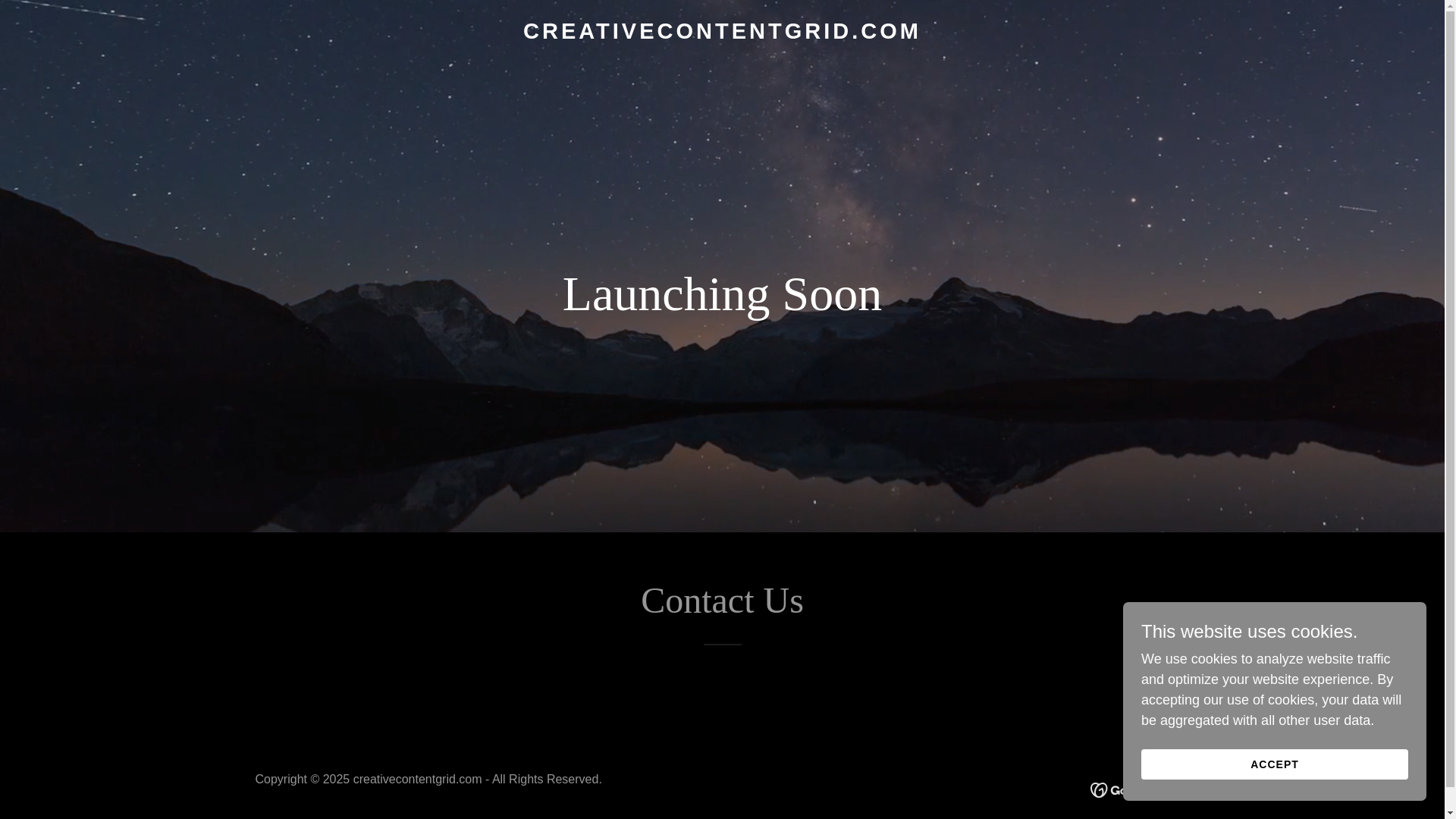 website screenshot of https://creativecontentgrid.com/