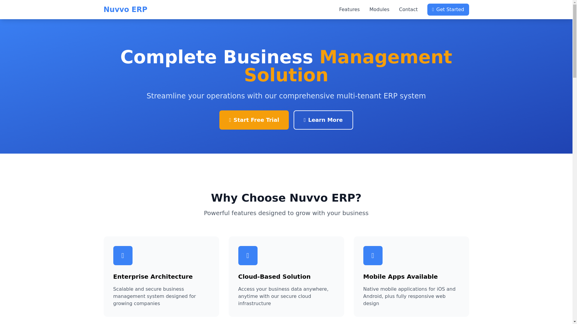 website screenshot of https://nuvvo-website-public.pages.dev/