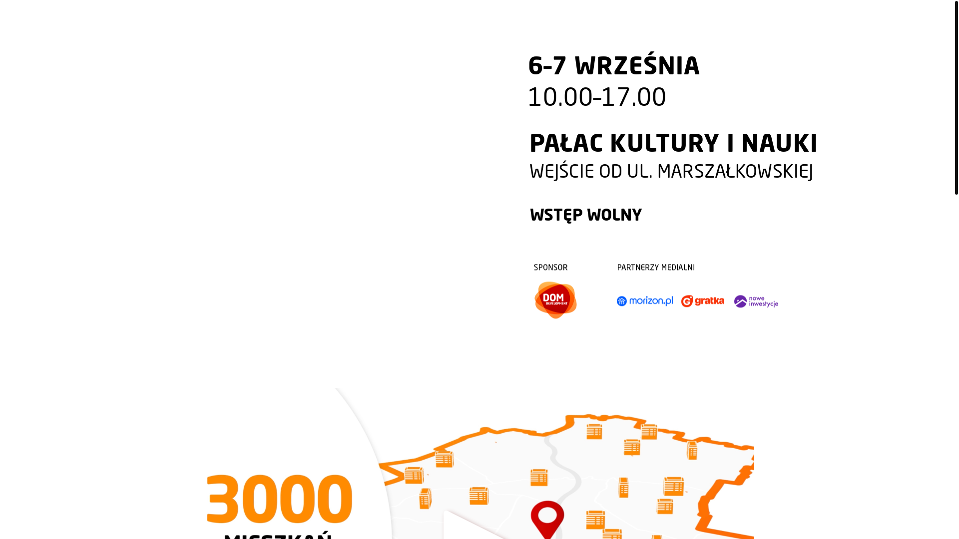 website screenshot of https://warszawskietargimieszkan.com/