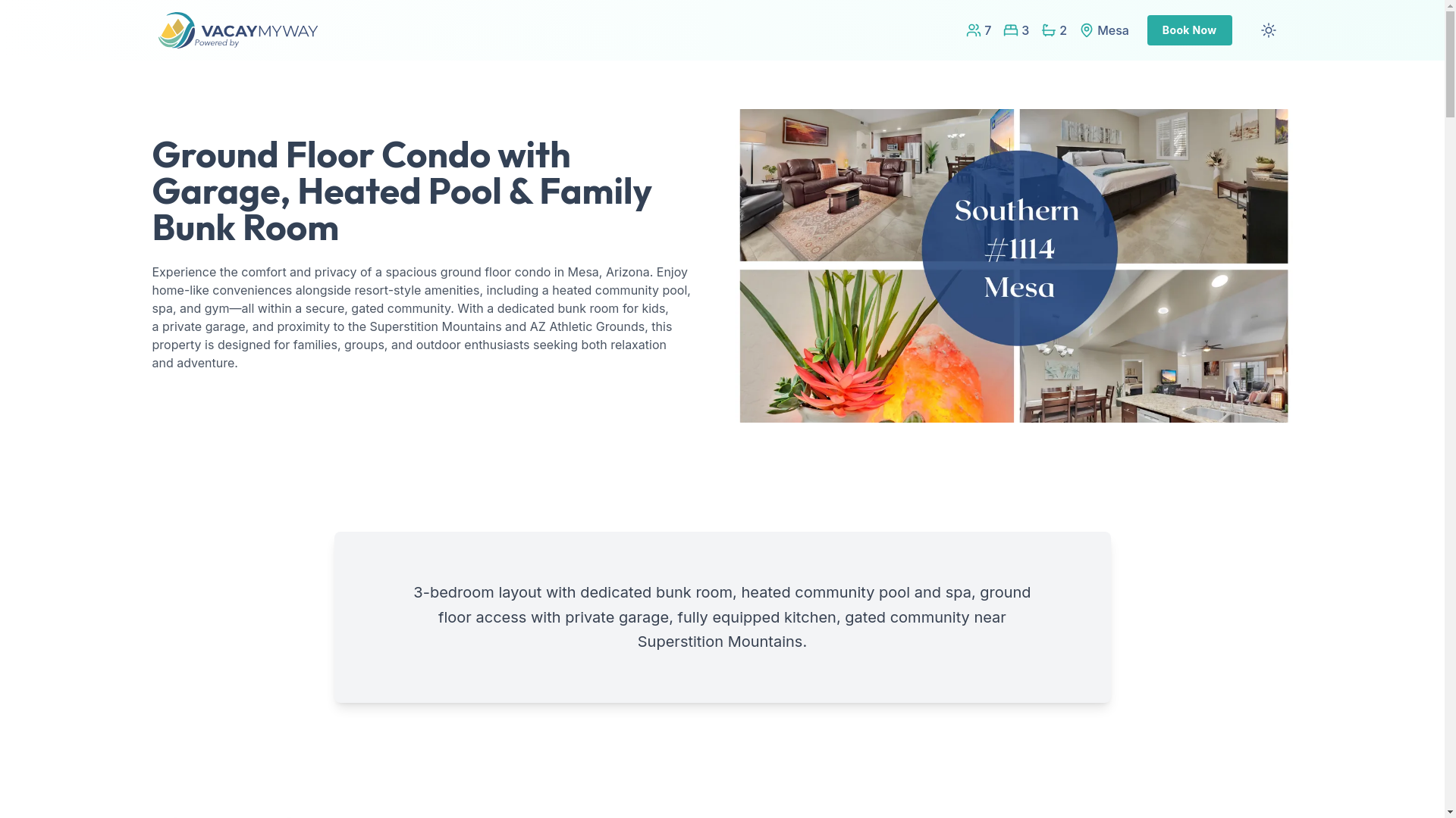 website screenshot of https://mesagardenview.properties/