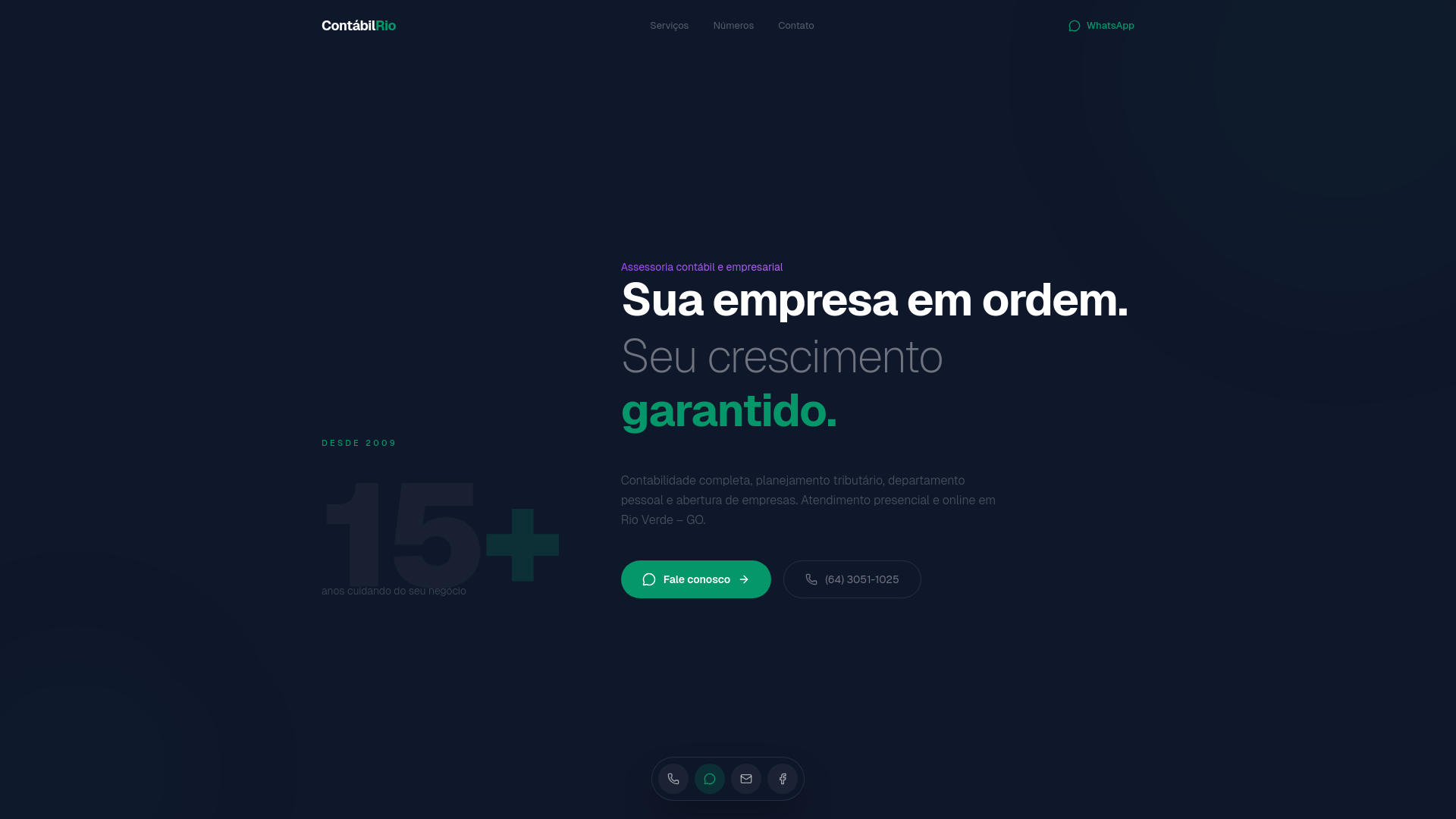 website screenshot of https://contabil-rio-rv.pages.dev/