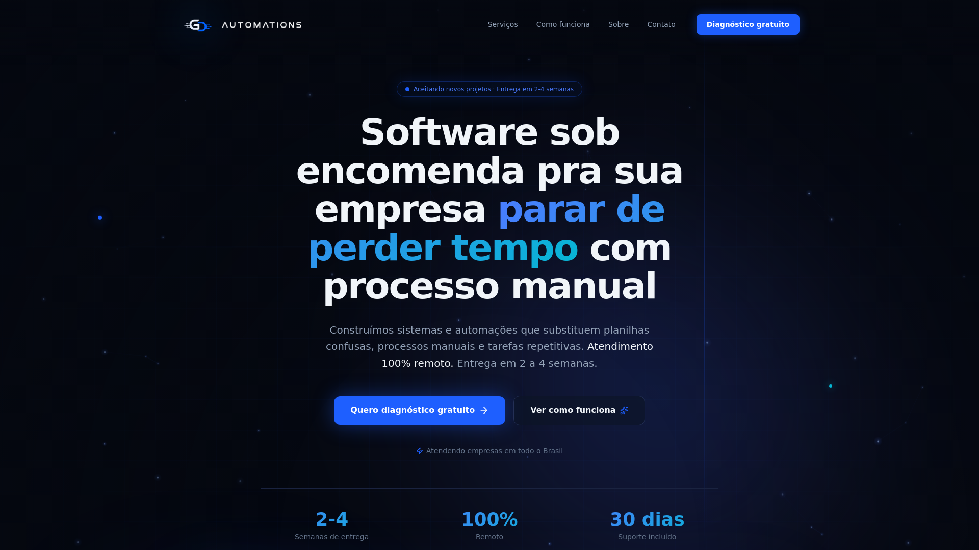 website screenshot of https://gdautomations.com/