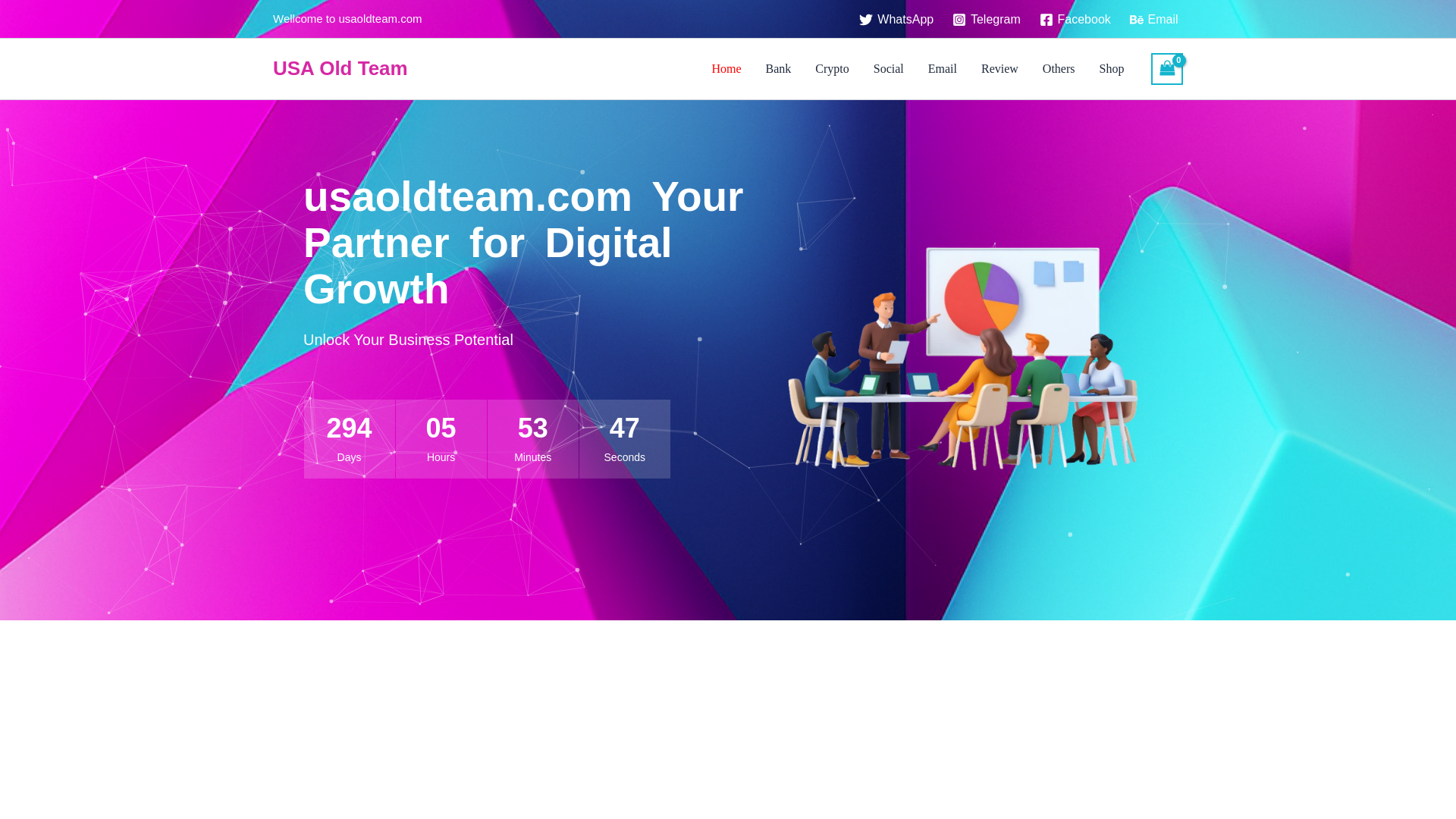 website screenshot of https://usaoldteam.com