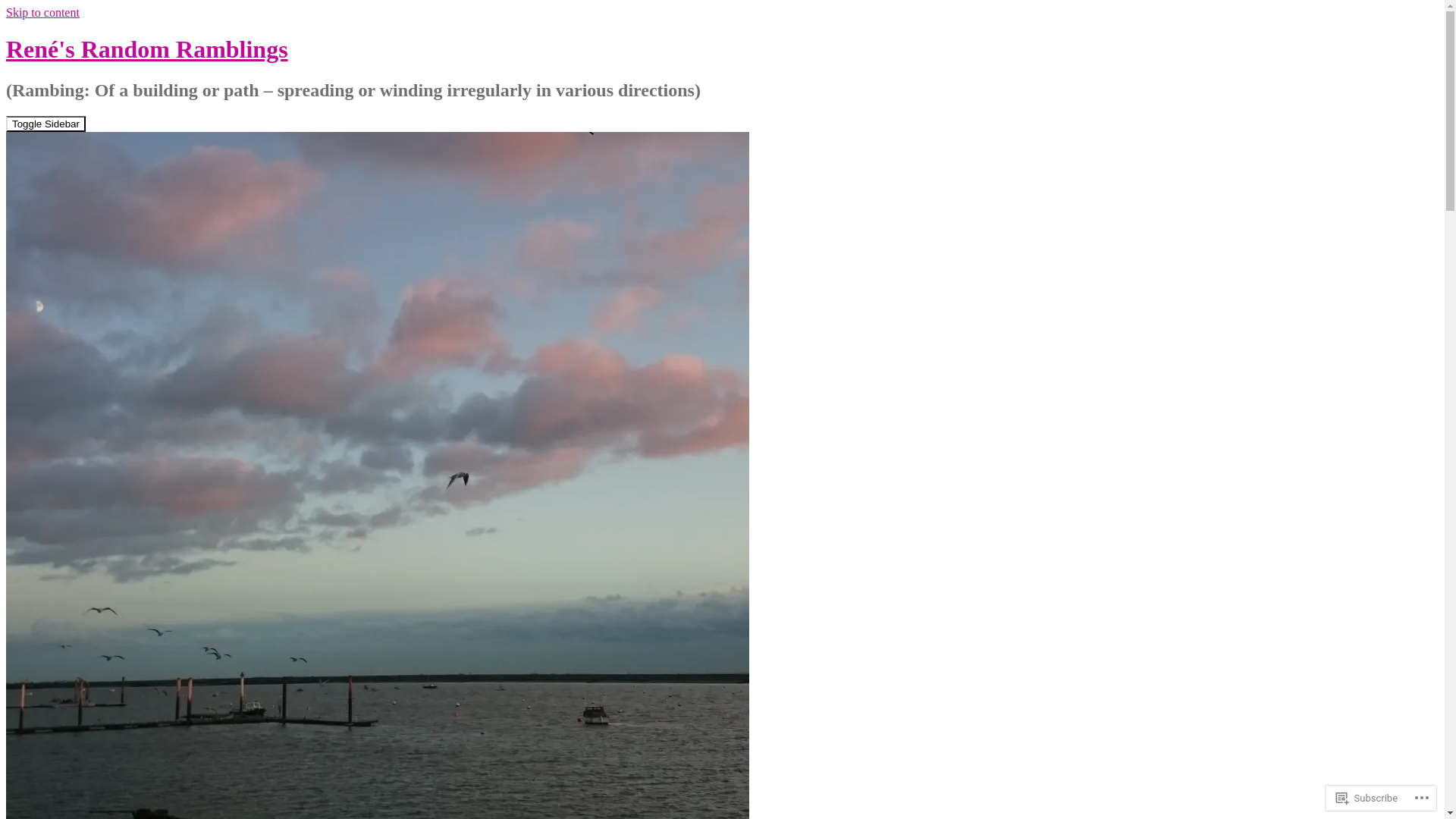 website screenshot of https://randomramblingsrmn.co.uk/