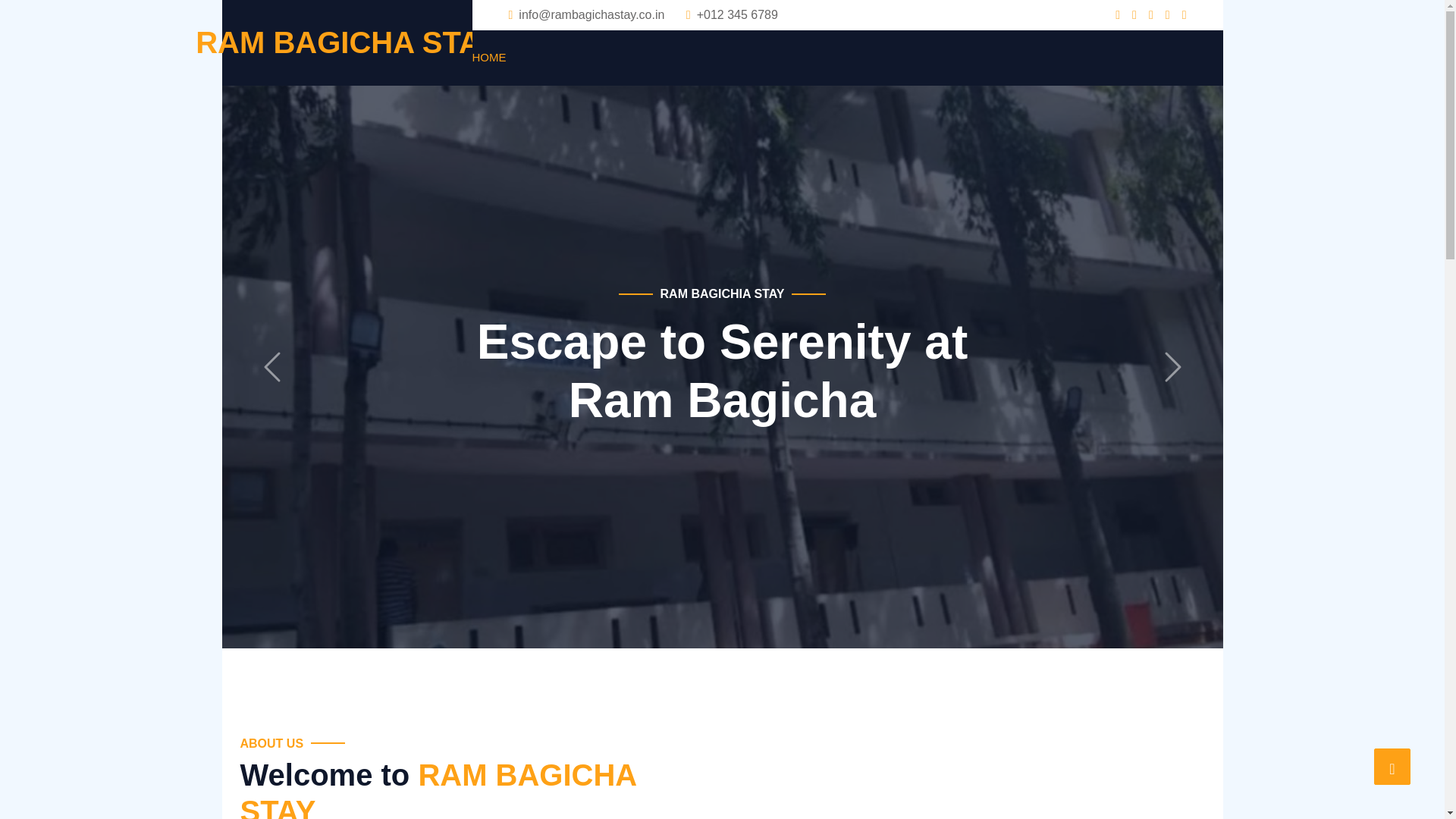 website screenshot of https://rambagichastay.co.in/