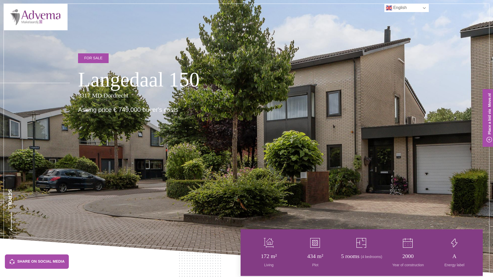 website screenshot of https://langedaal150dordrecht.nl/