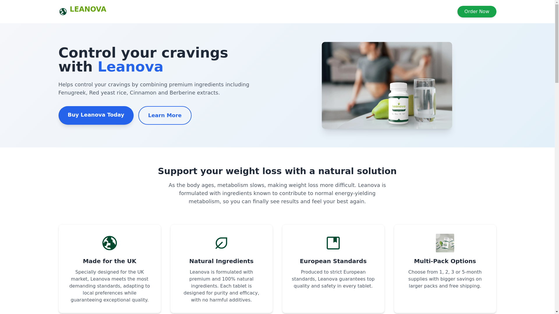 website screenshot of https://leanova-85f.pages.dev/