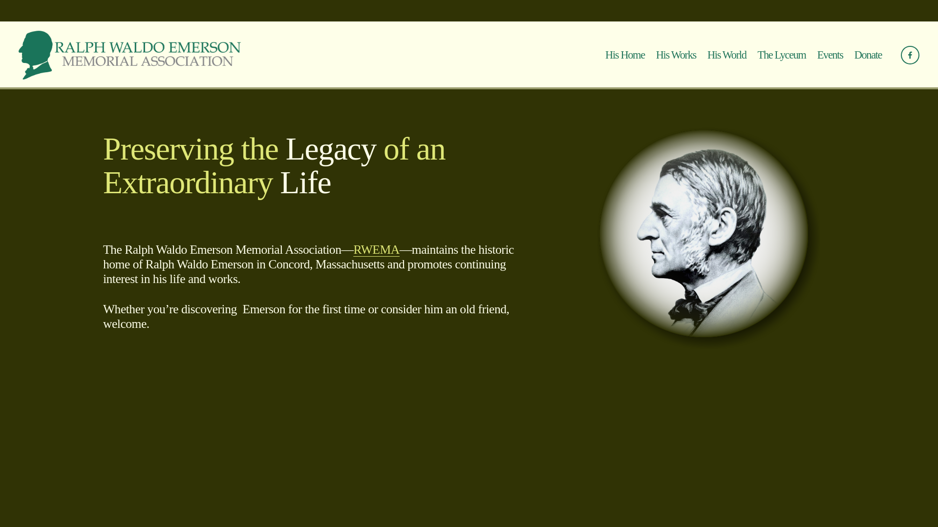 website screenshot of https://rwema.org/