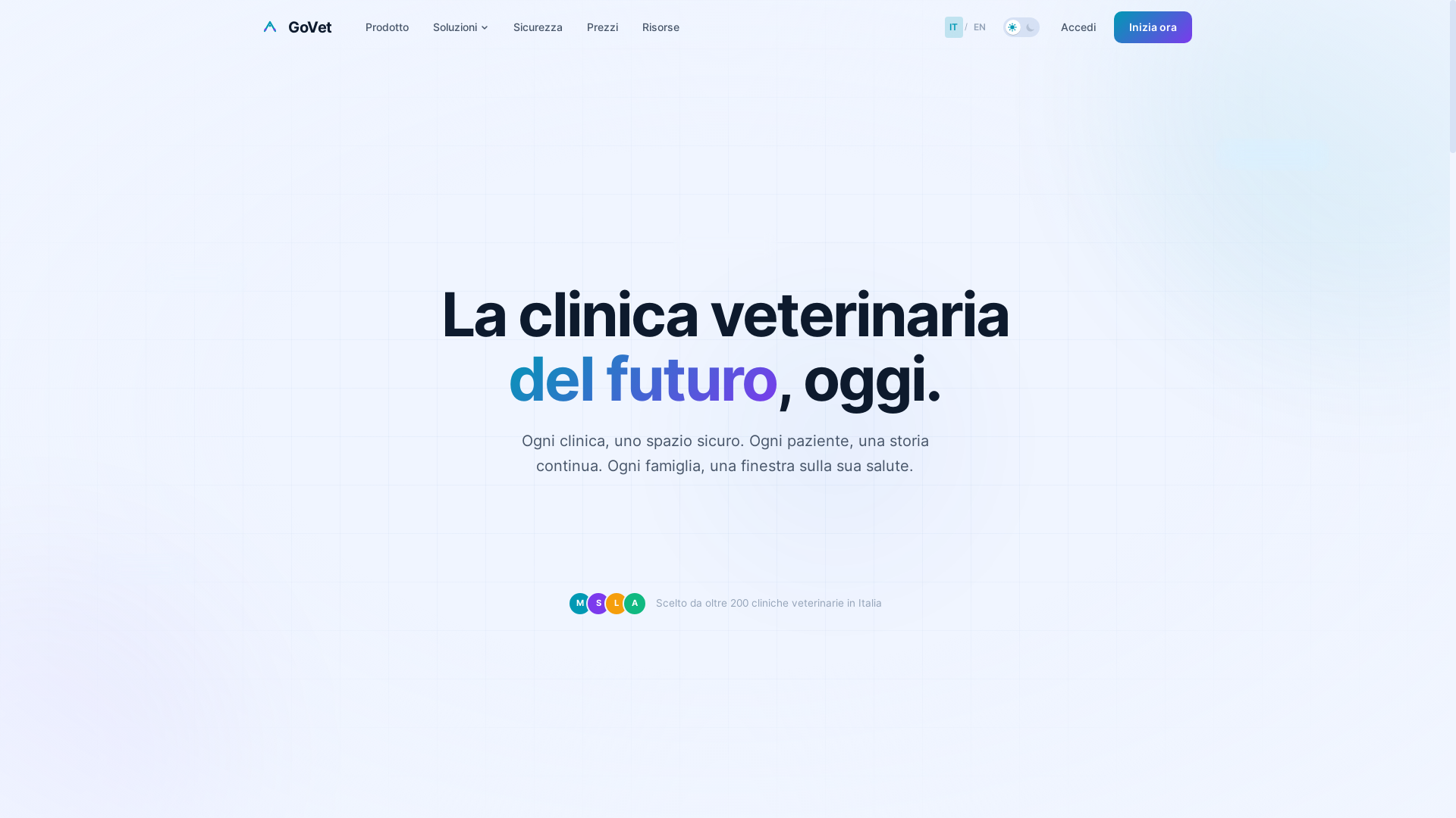 website screenshot of https://govet-fe.pages.dev/