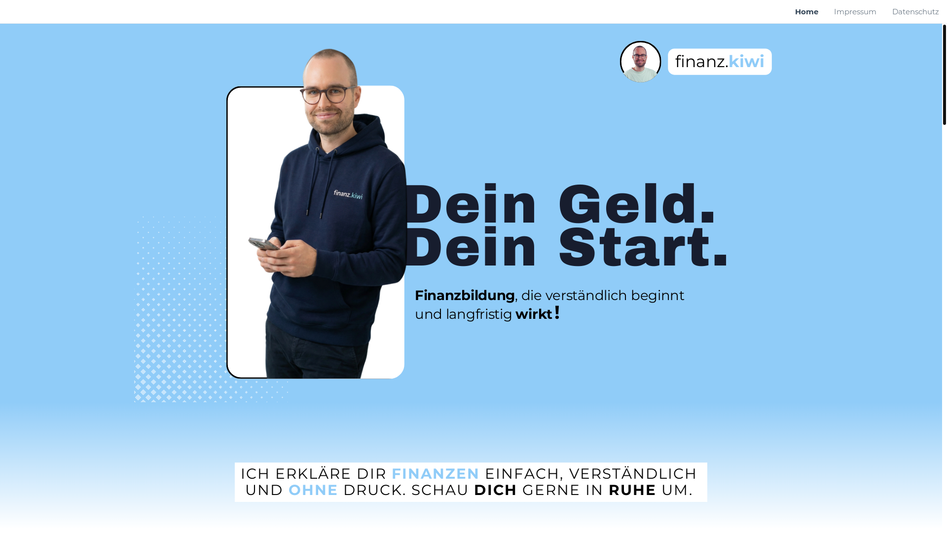 website screenshot of https://finanz-kiwi.de/