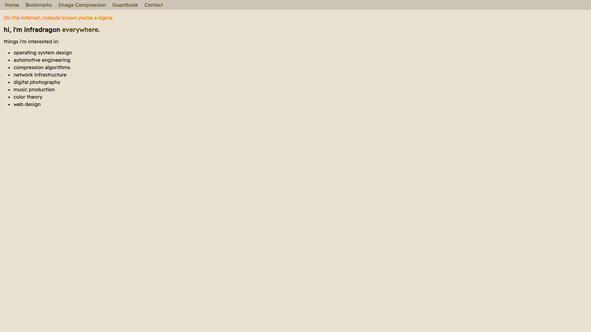 website screenshot of https://infradragon.pages.dev/