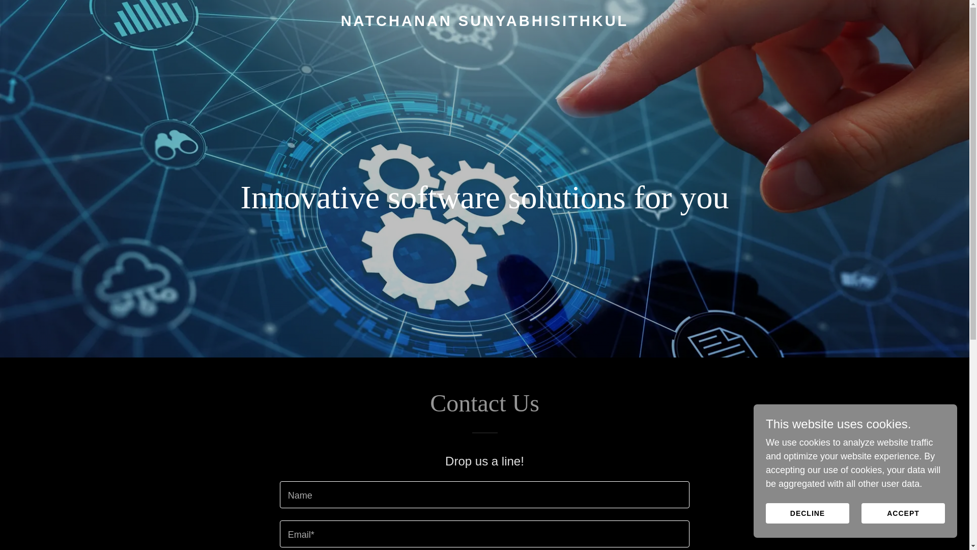 website screenshot of https://sensenatchanan.com/
