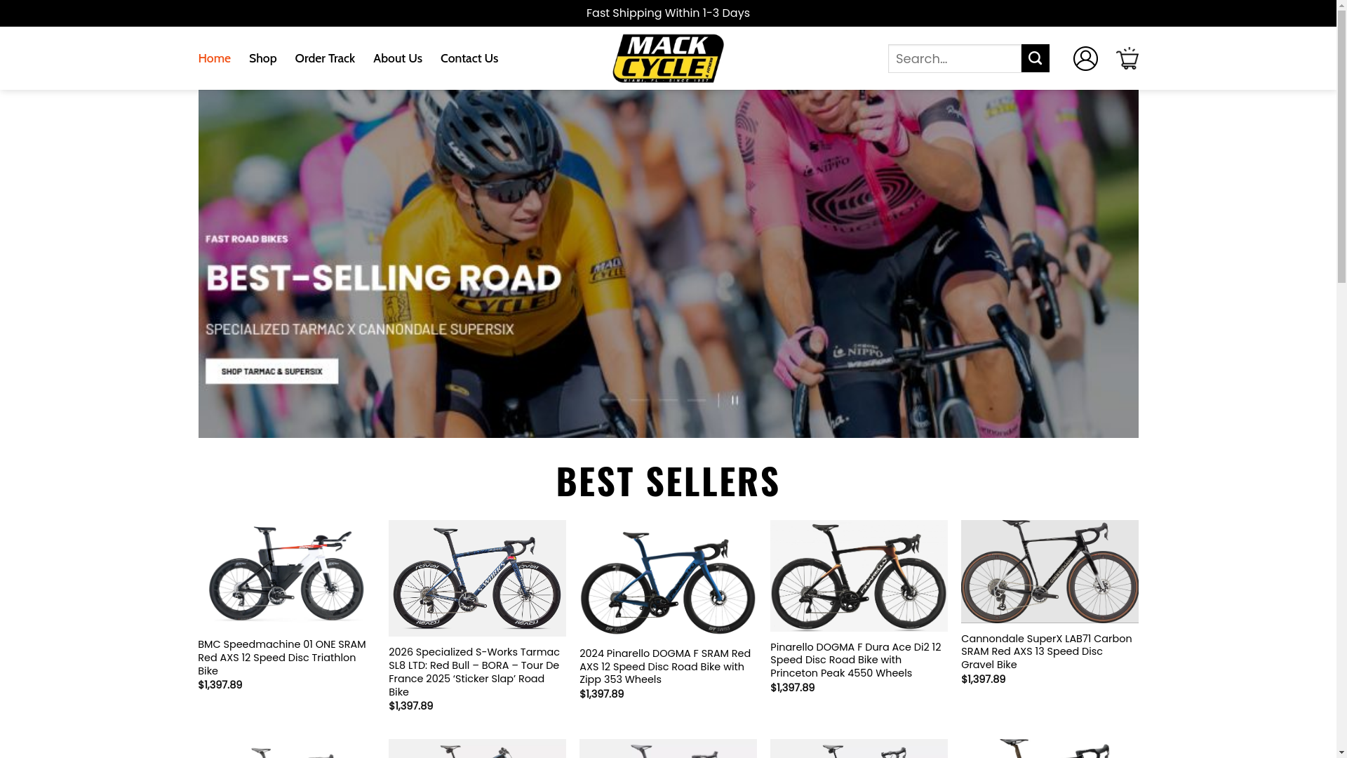 website screenshot of https://bestmackcycle.shop/