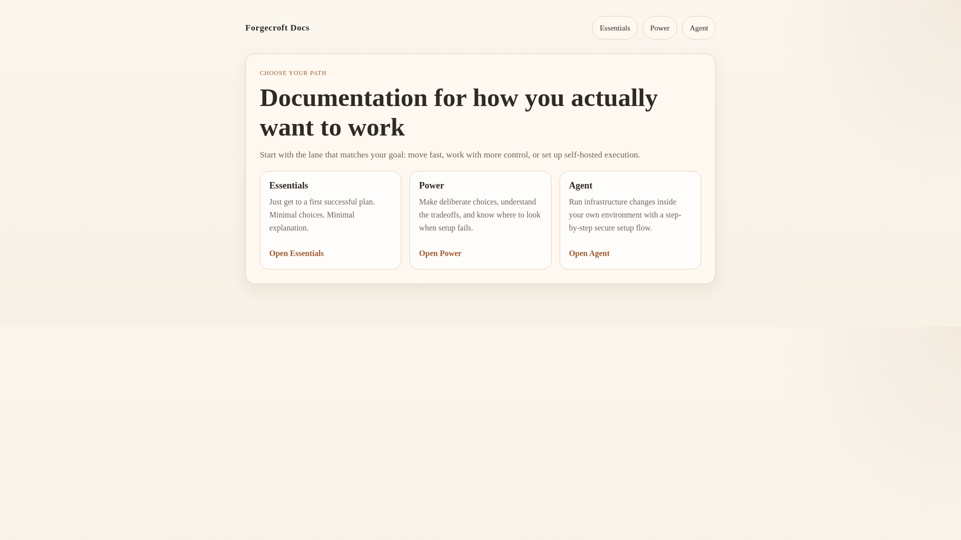 website screenshot of https://docs-forgecroft-com.pages.dev/