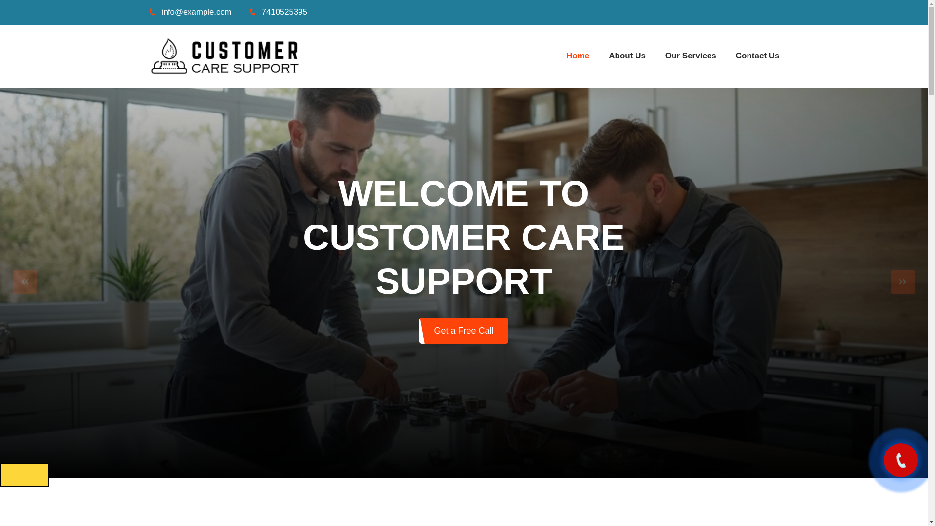 website screenshot of https://servicescenterhelpline.co.in/