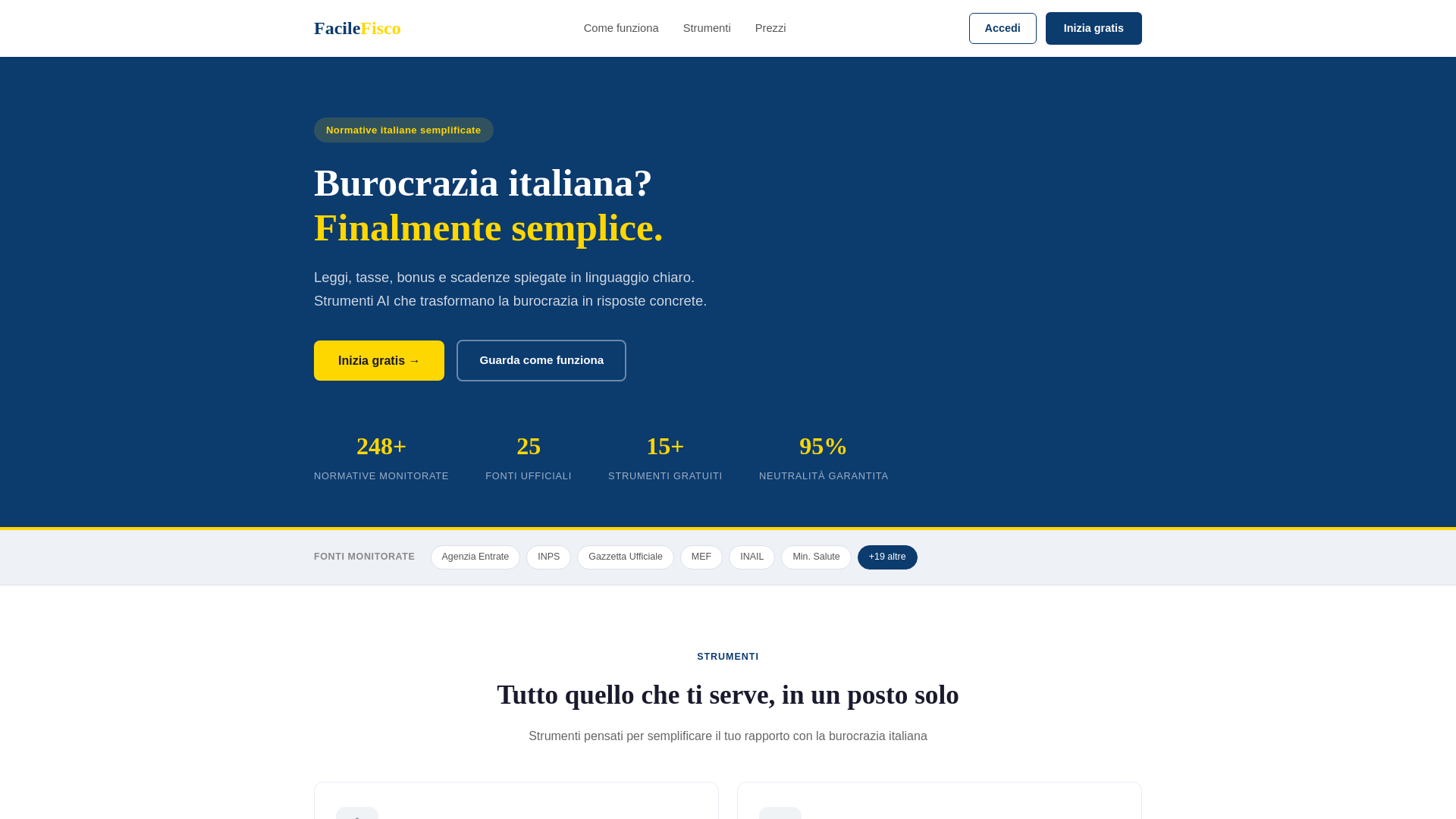 website screenshot of https://norevo.it/