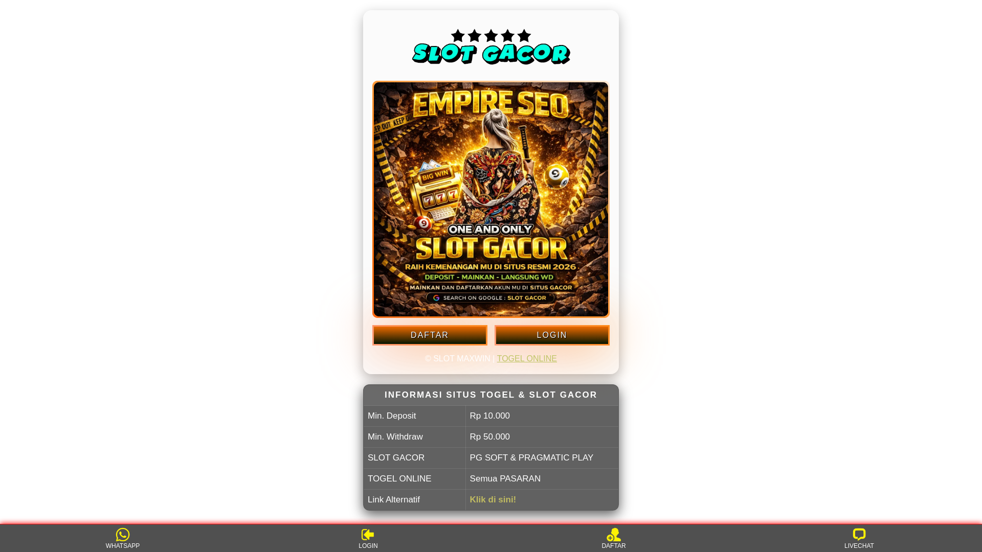 website screenshot of https://7sea-empire.pages.dev/