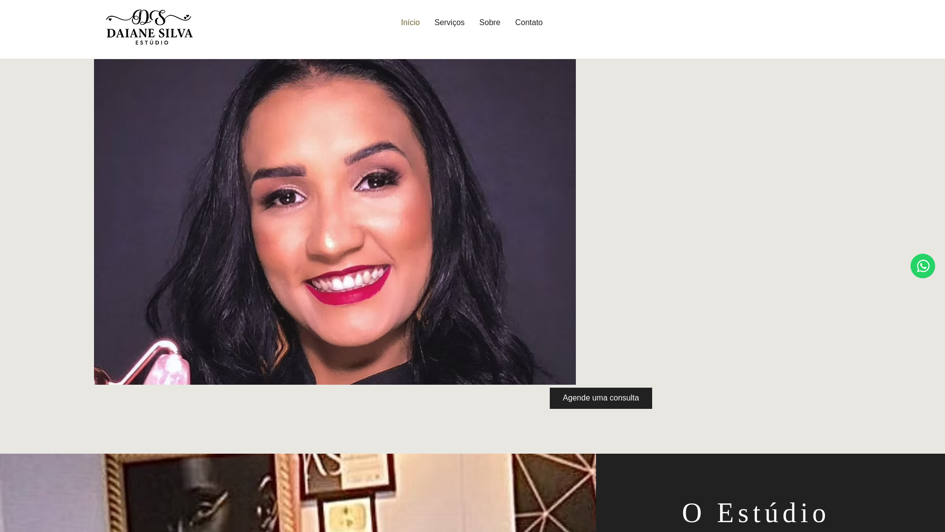 website screenshot of https://daianesilvaestudio.com.br/