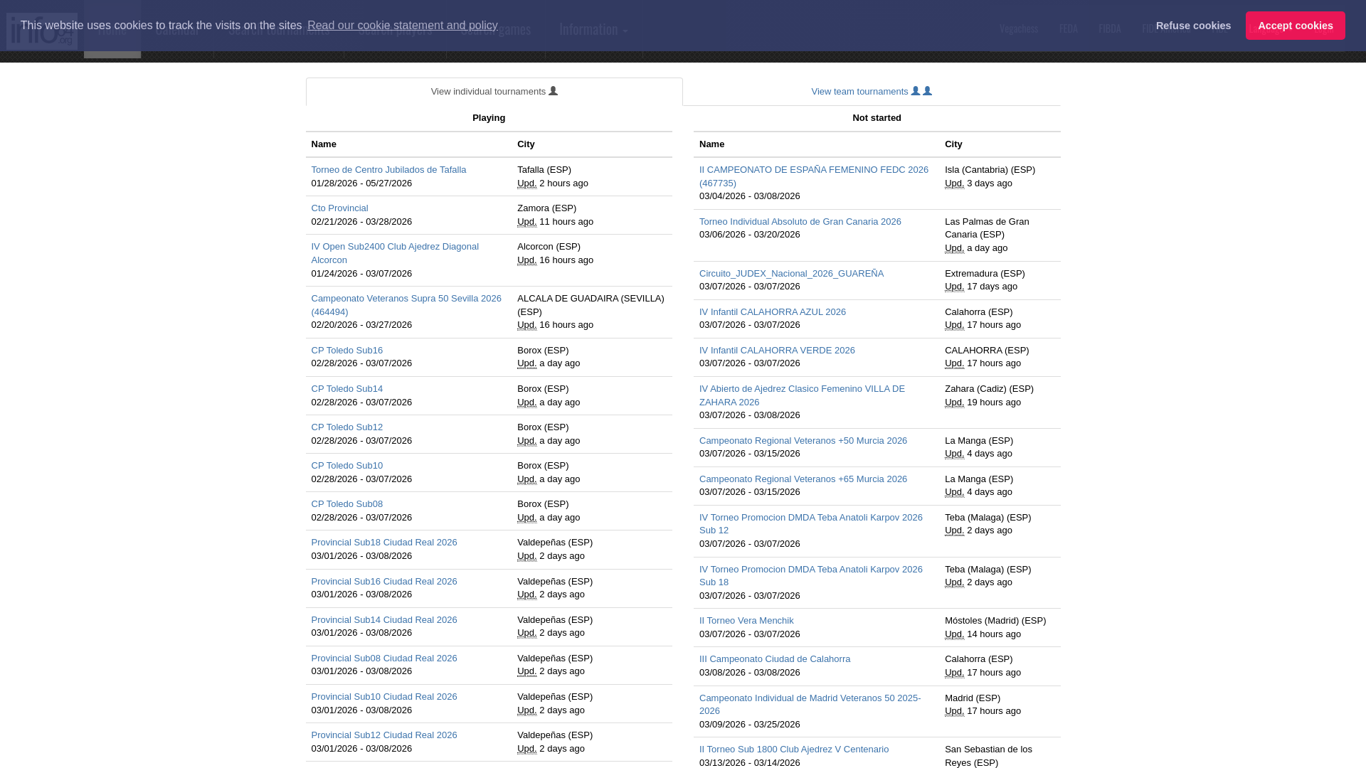 website screenshot of https://info64.org/