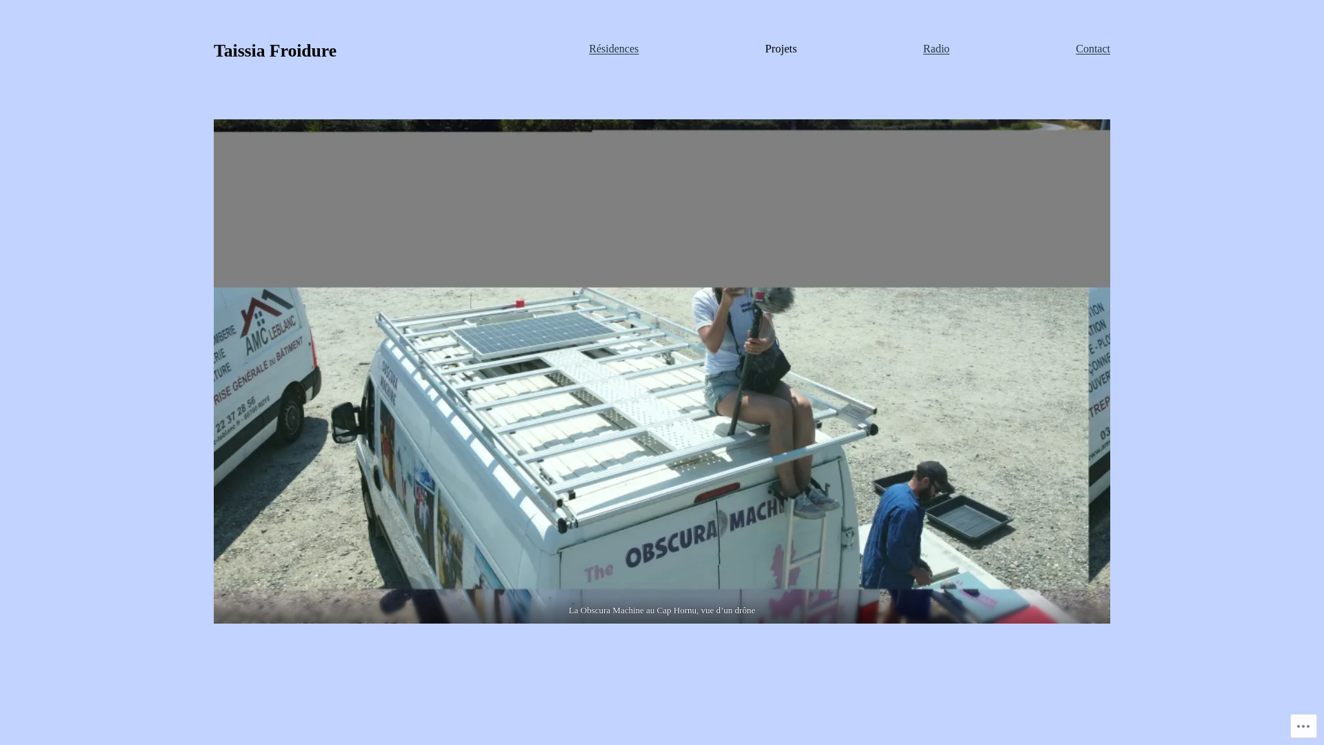 website screenshot of https://taissiafroidure.fr/