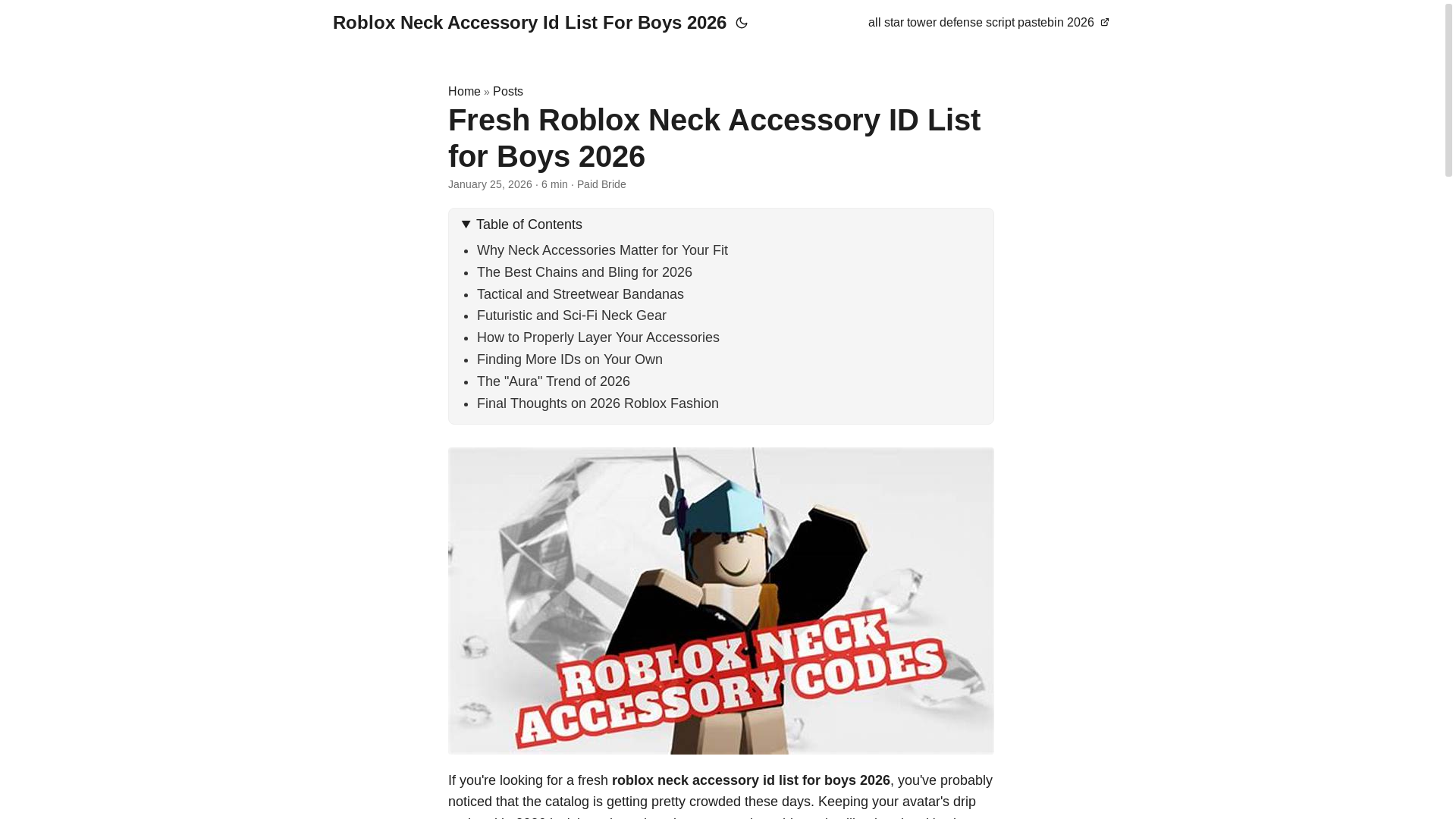 website screenshot of https://roblox-neck-accessory-id-list-for-boys-2026.pages.dev/