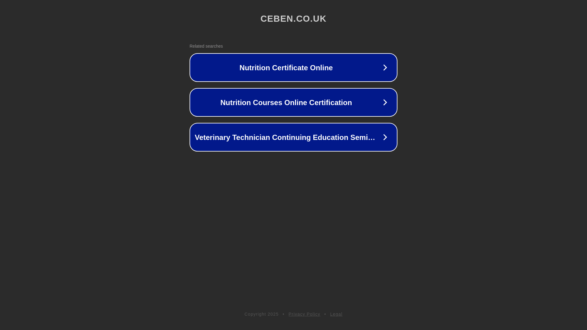 website screenshot of https://ceben.co.uk/