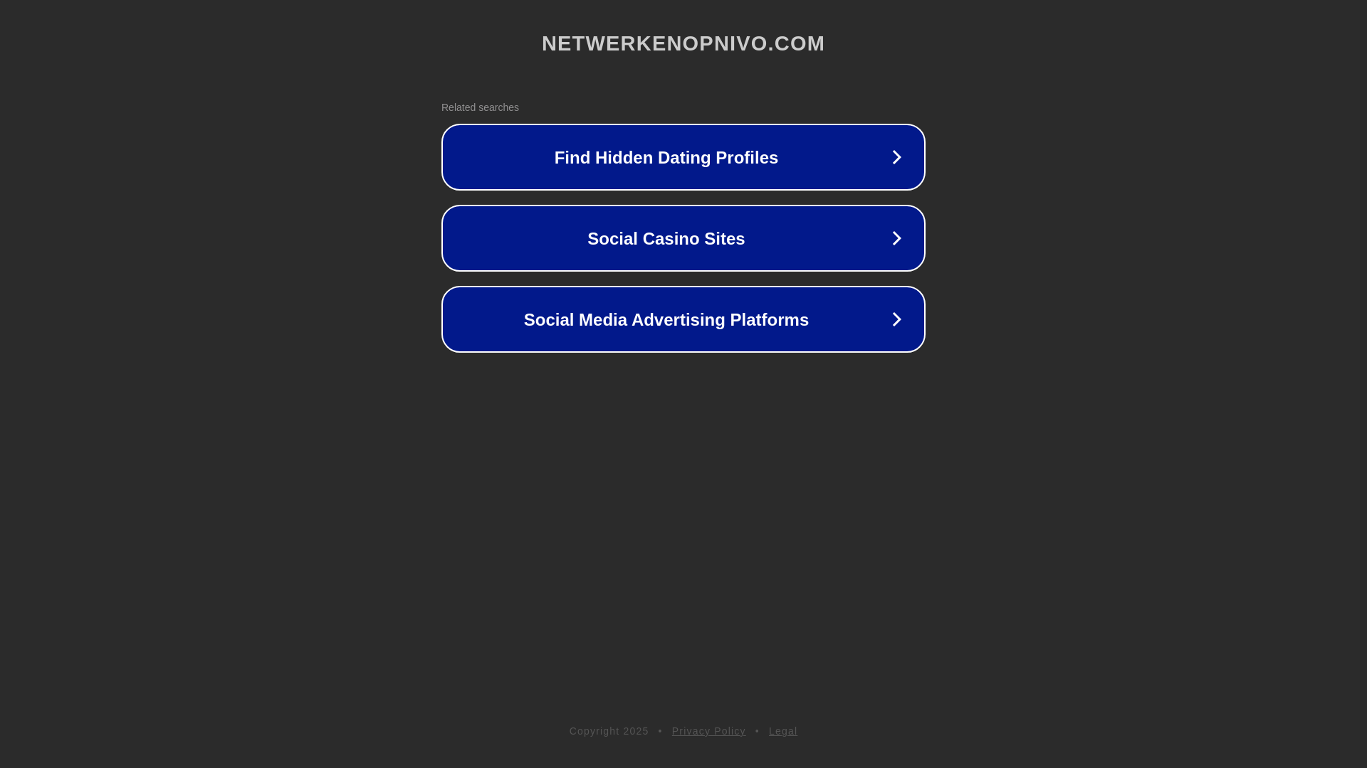 website screenshot of https://netwerkenopnivo.com/