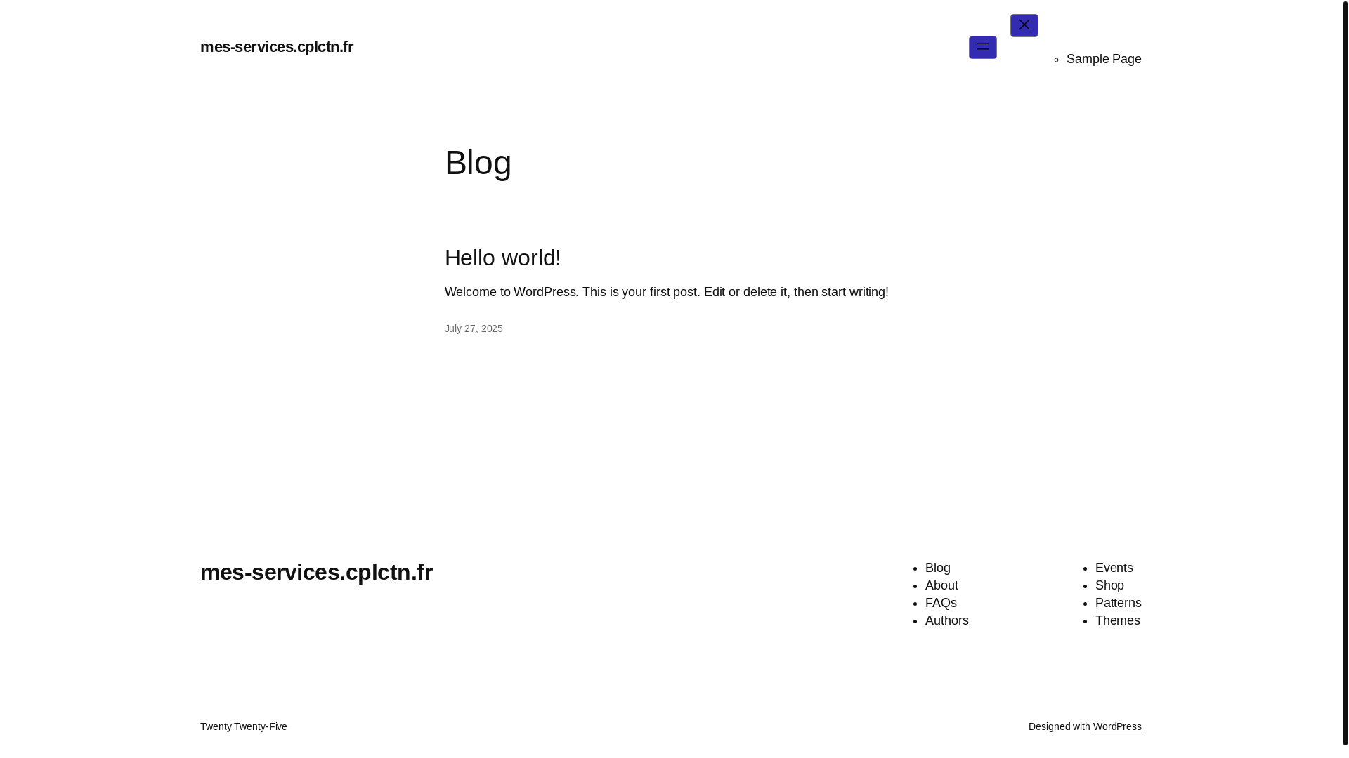 website screenshot of https://cplctn.fr/