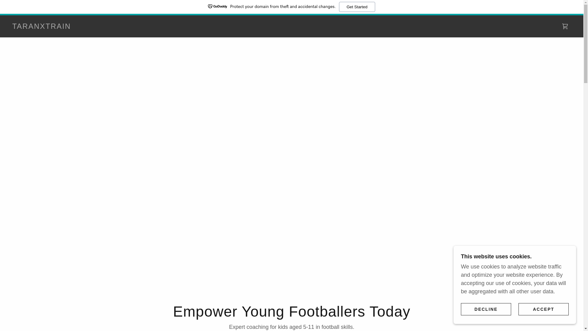website screenshot of https://taranellis.com/