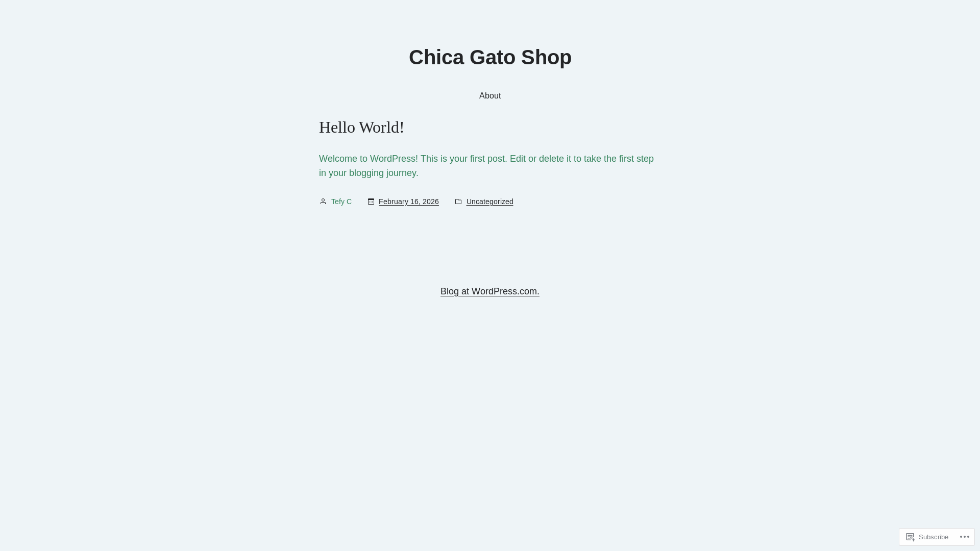 website screenshot of https://chicagato.com/