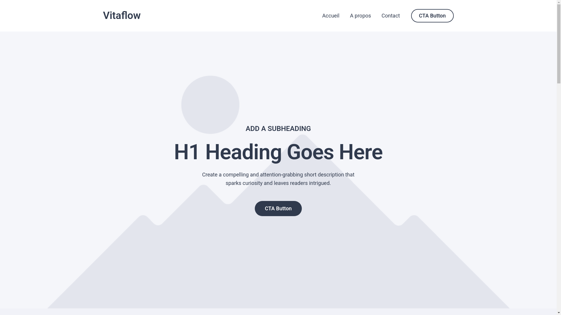 website screenshot of https://vitaflowsante.fr/