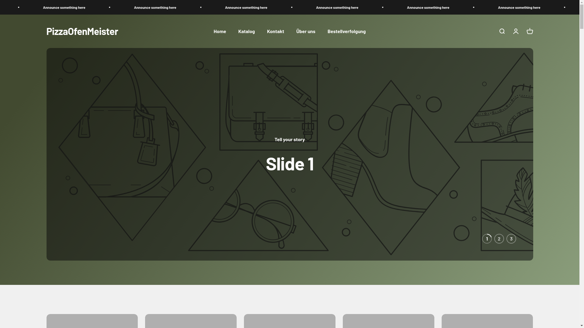 website screenshot of https://pizzaofenmeister.shop/