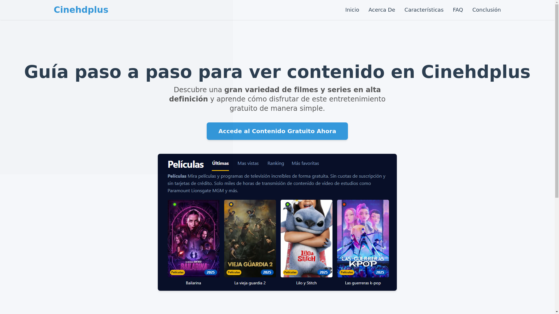 website screenshot of https://cinehdplus-4lz9.pages.dev/