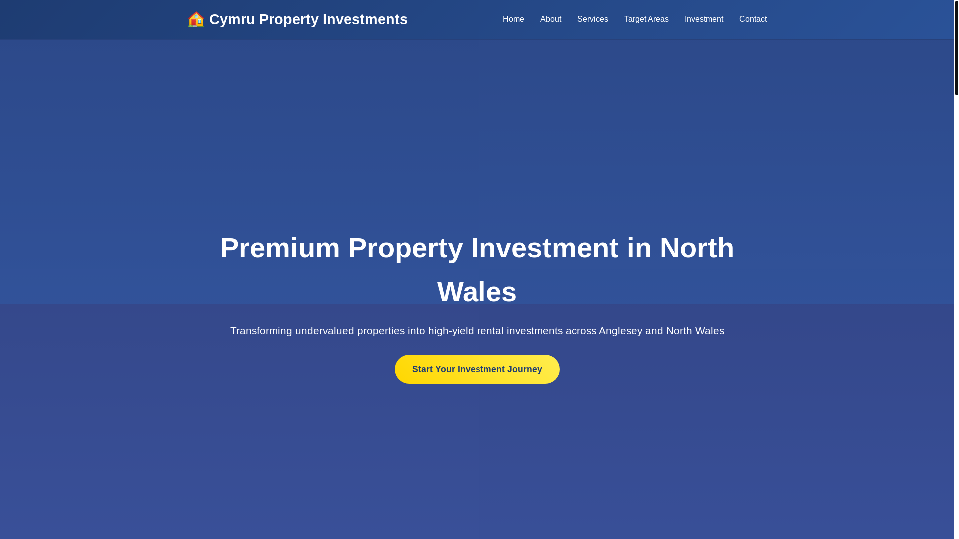 website screenshot of https://cymrupropertydevelopers.co.uk/