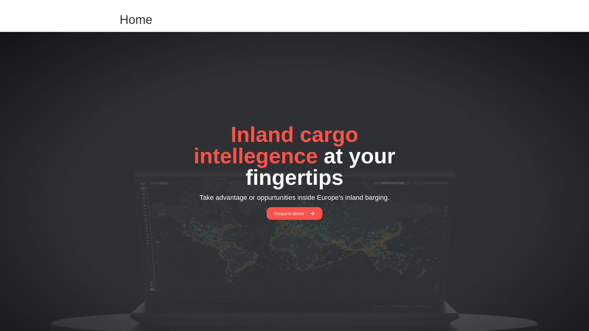 website screenshot of https://inlandcargo.eu/