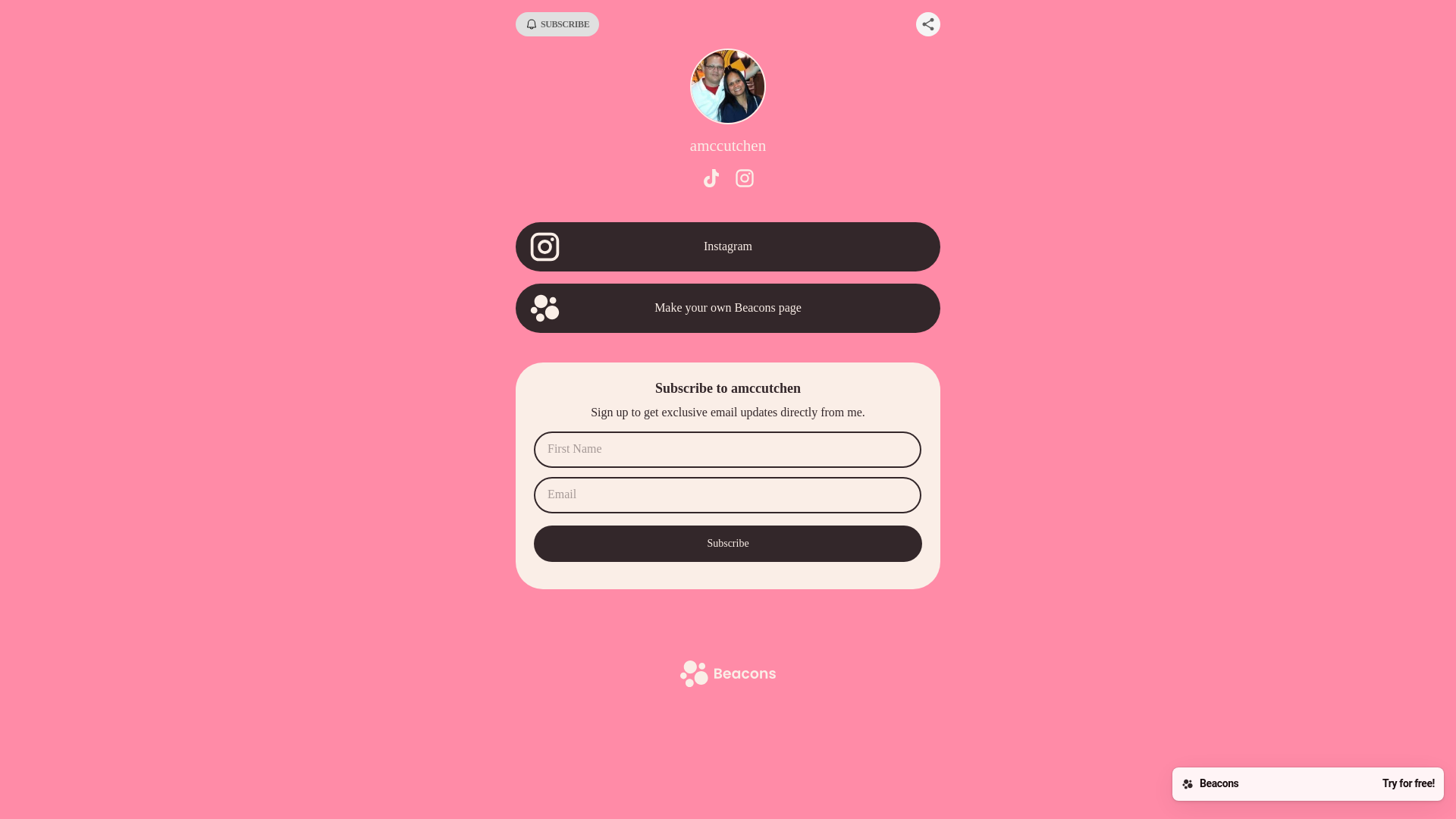 website screenshot of https://amccutchen.com/