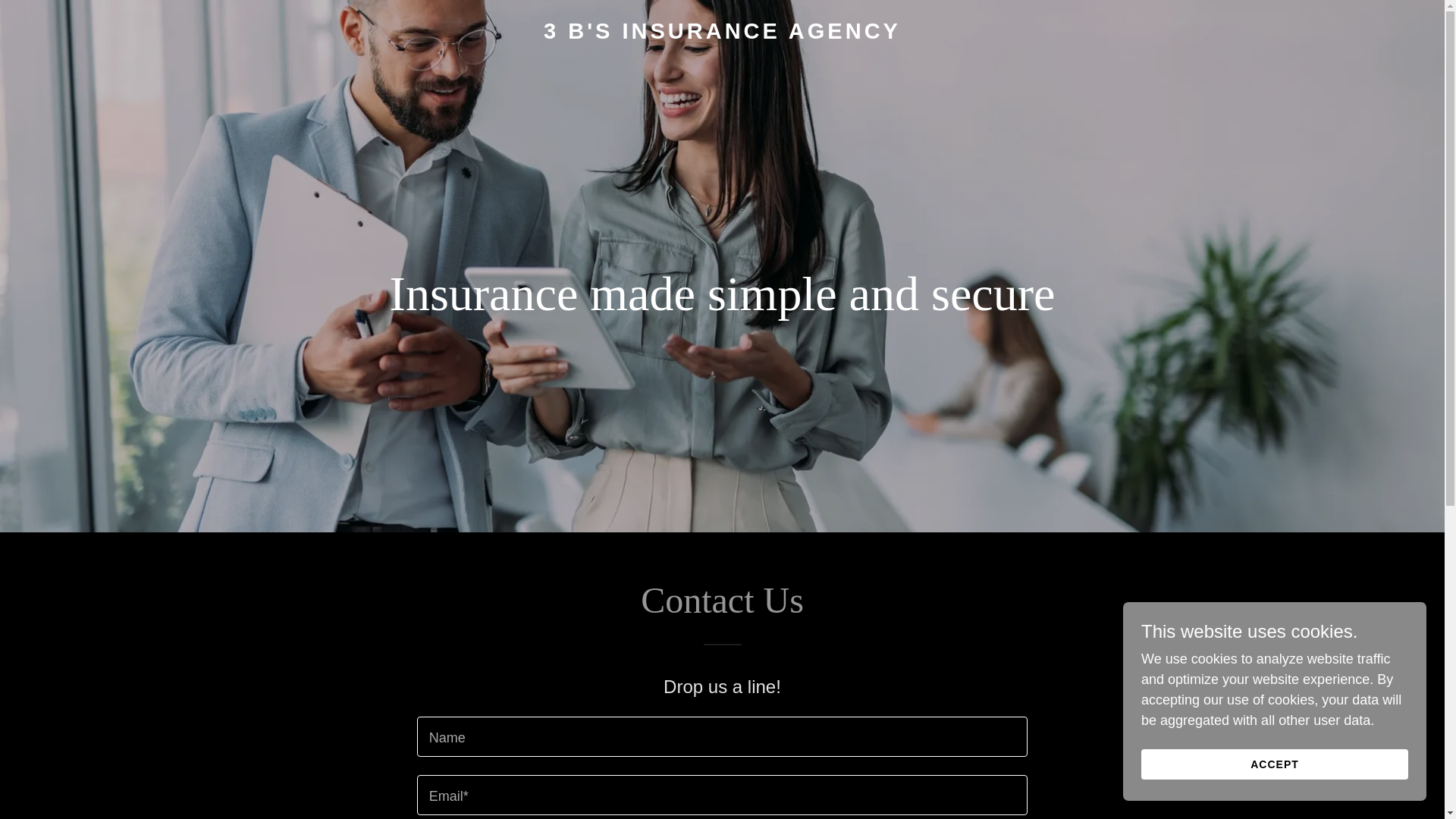 website screenshot of https://3bsinsuranceagency.com/