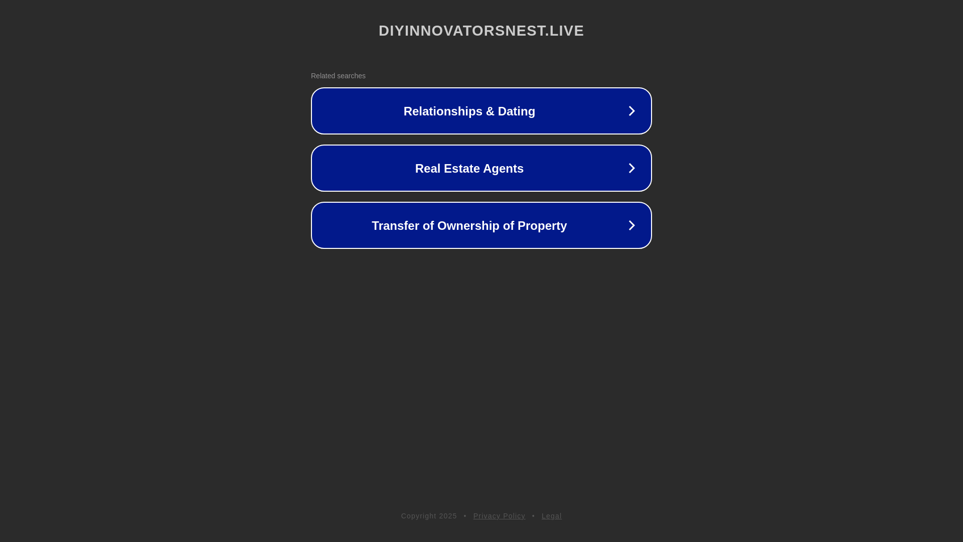 website screenshot of https://diyinnovatorsnest.live/
