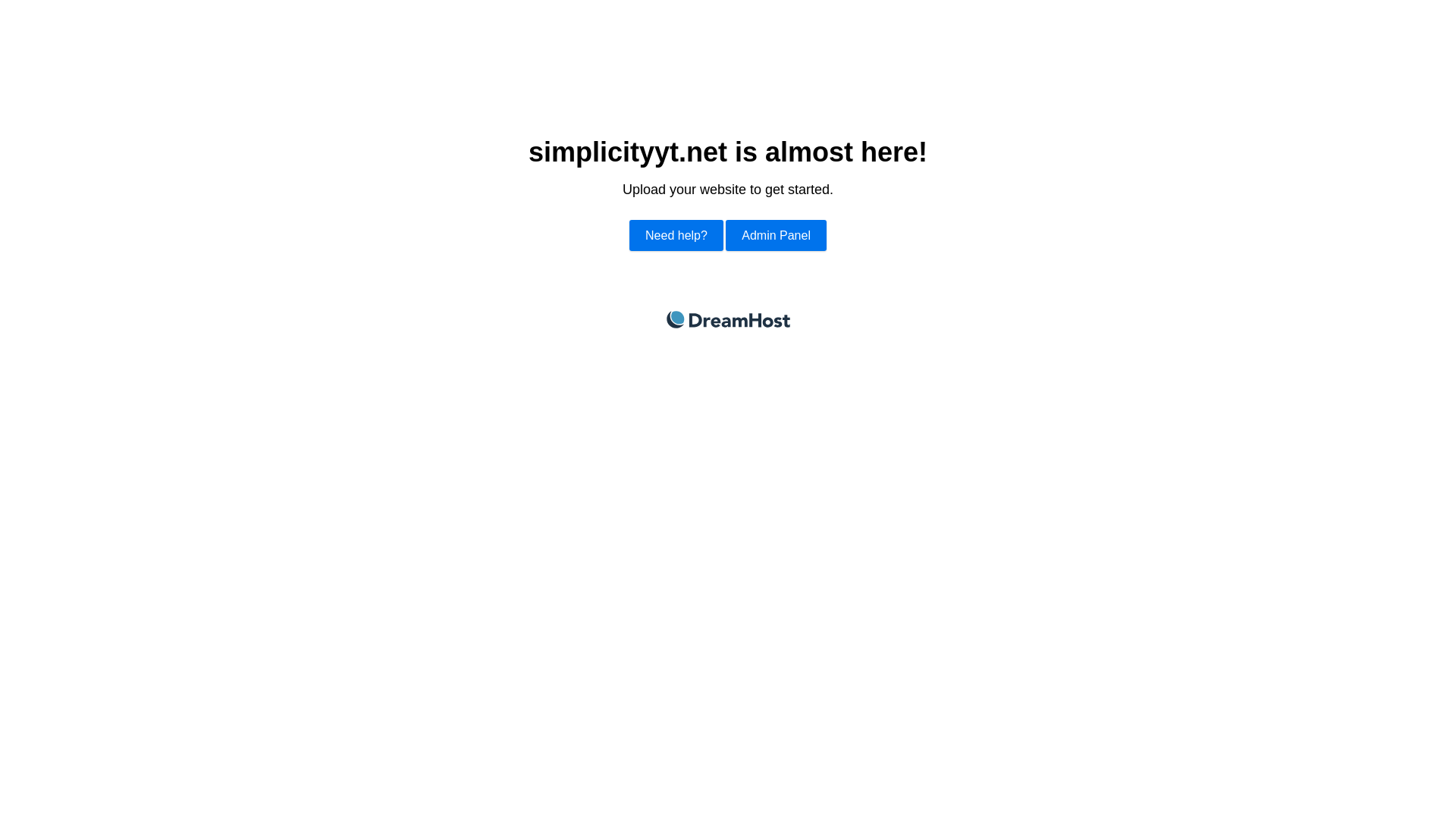 website screenshot of https://simplicityyt.net