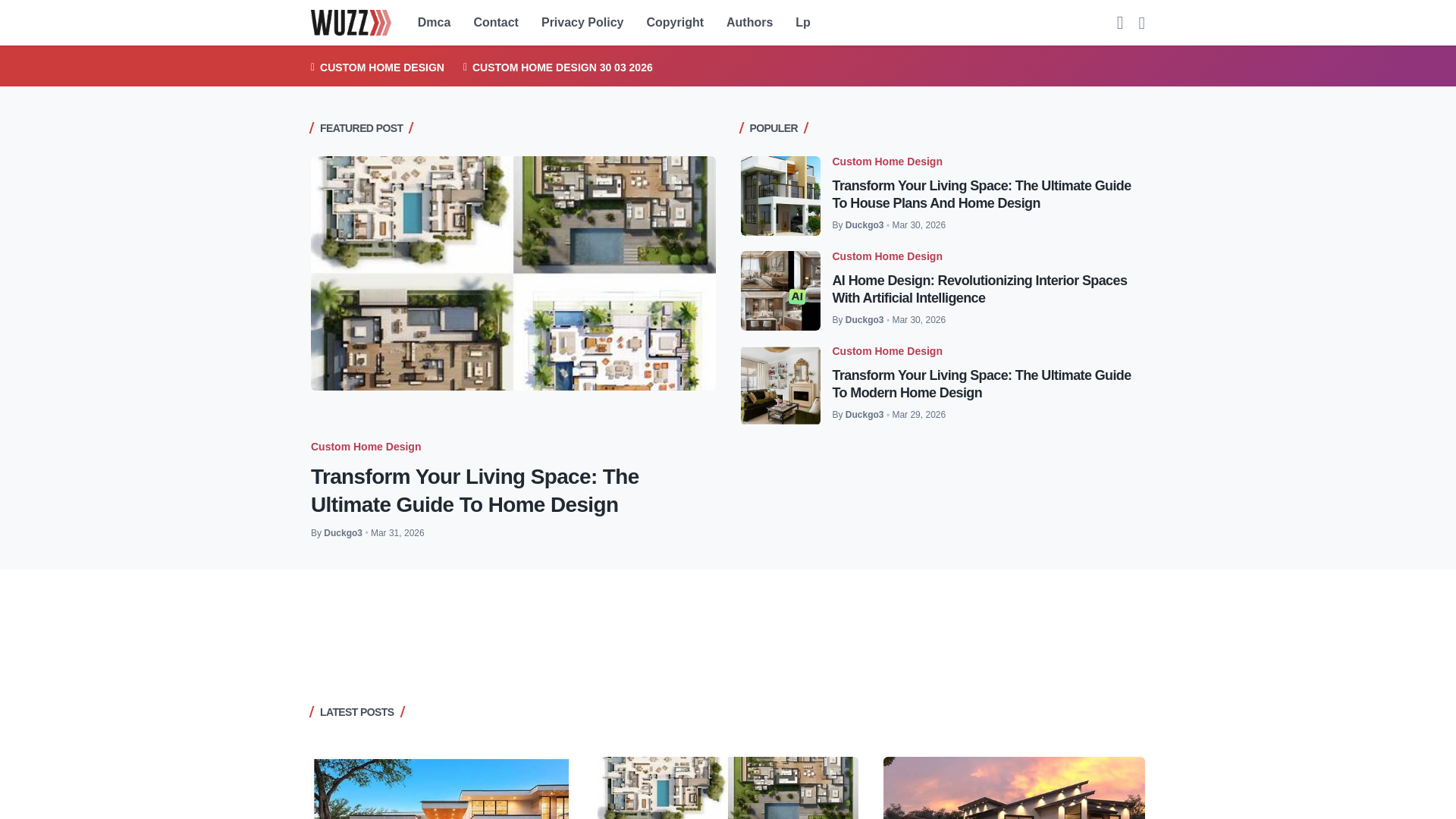 website screenshot of https://customhomedesign.live