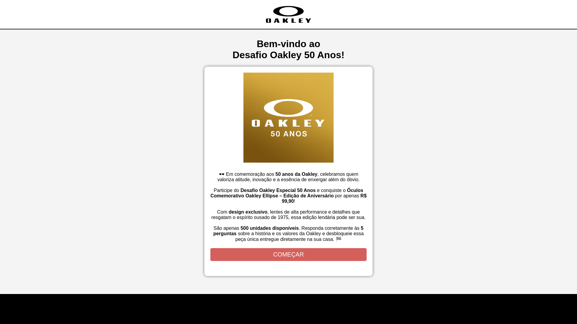 website screenshot of https://lojaoakly.site/