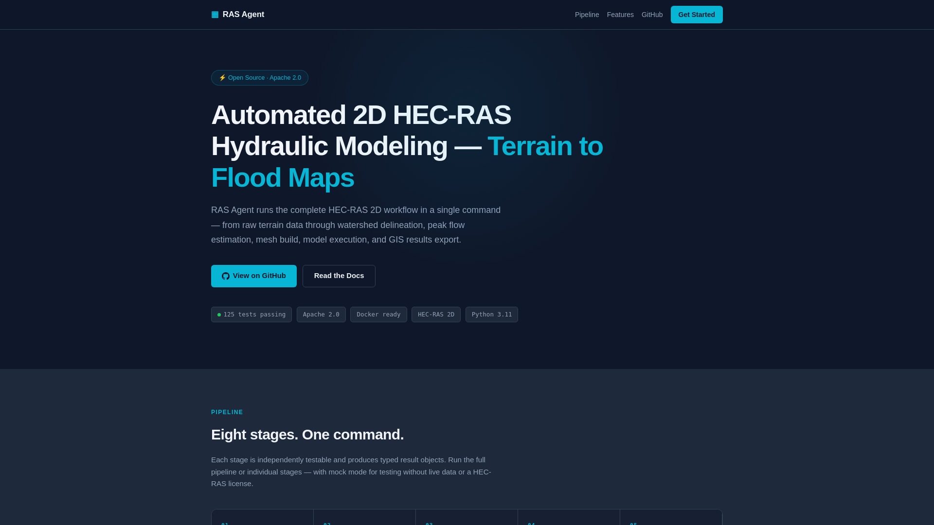 website screenshot of https://ras-agent-landing.pages.dev/