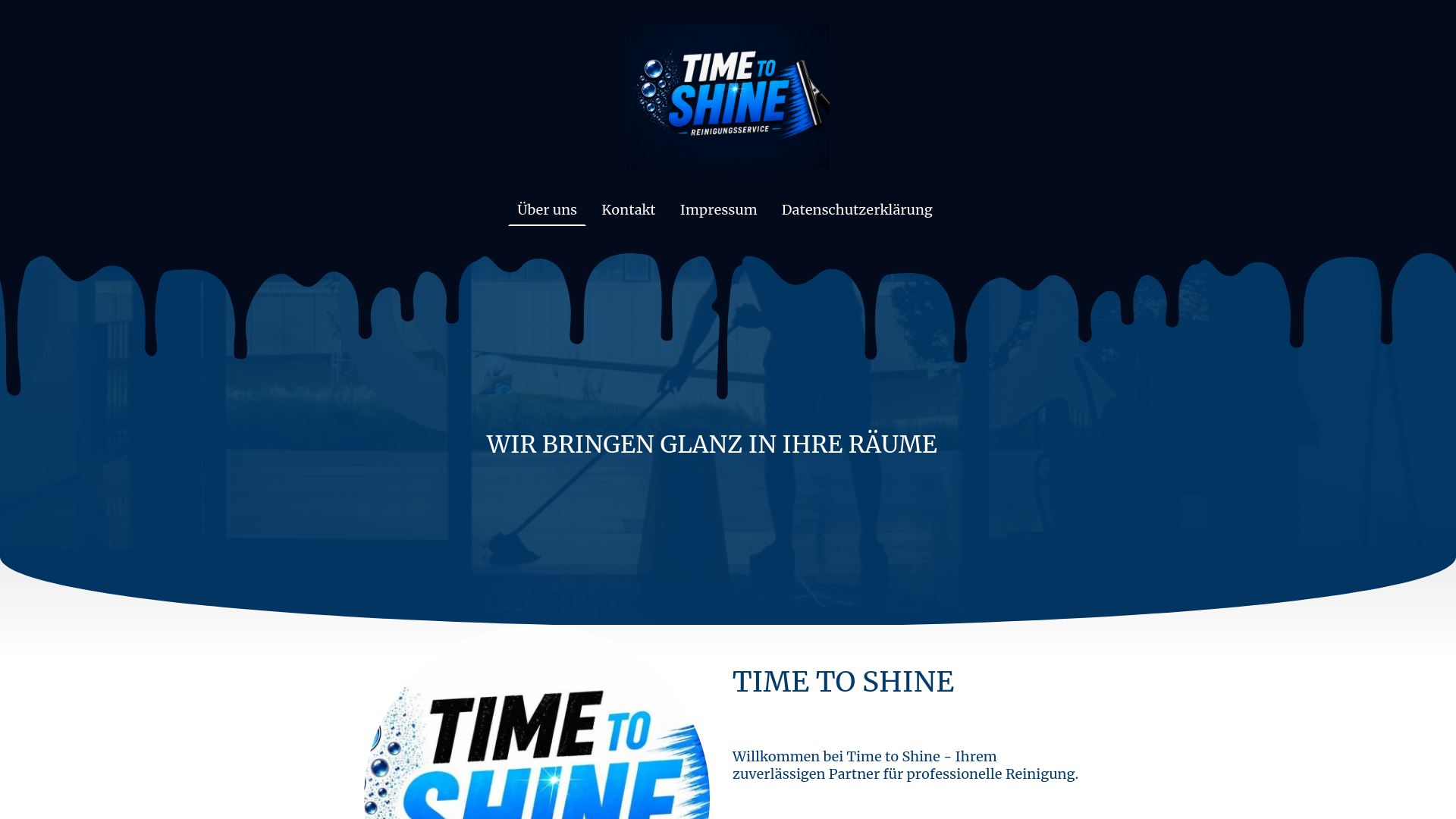 website screenshot of https://timetoshine24.de/